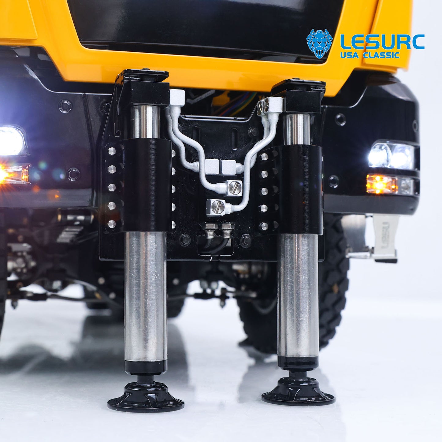LESU 3363 1/14 Metal 6X6/8X8 RC Hydraulic Crane Truck Z0086 Z0082 3Speed Gearbox 7CH Valve 4MPA 6 Outriggers Sound Light Axle Diff Lock