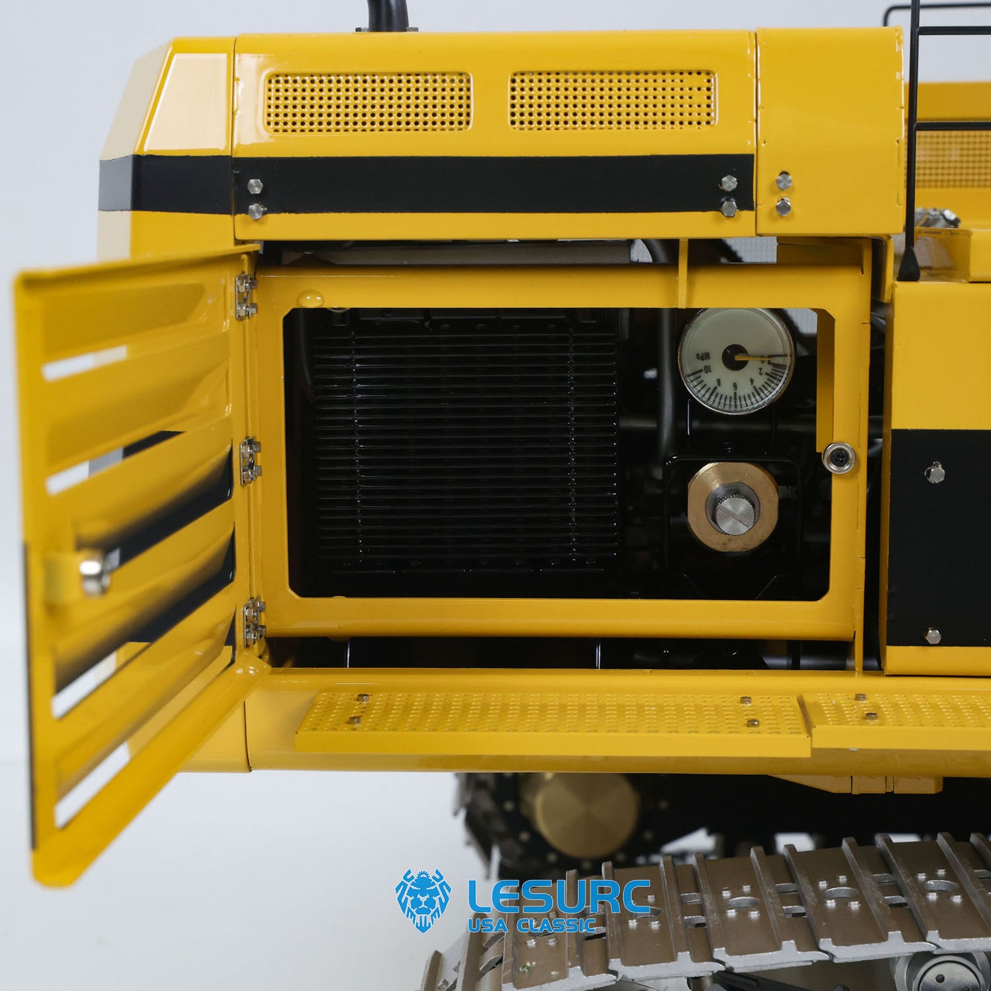LESU 1/14 RC Hydraulic Excavator C374F Remote Controlled Heavy Digger Machine Sound Smoke Light LCD Screen 6CH Valve Motor ESC