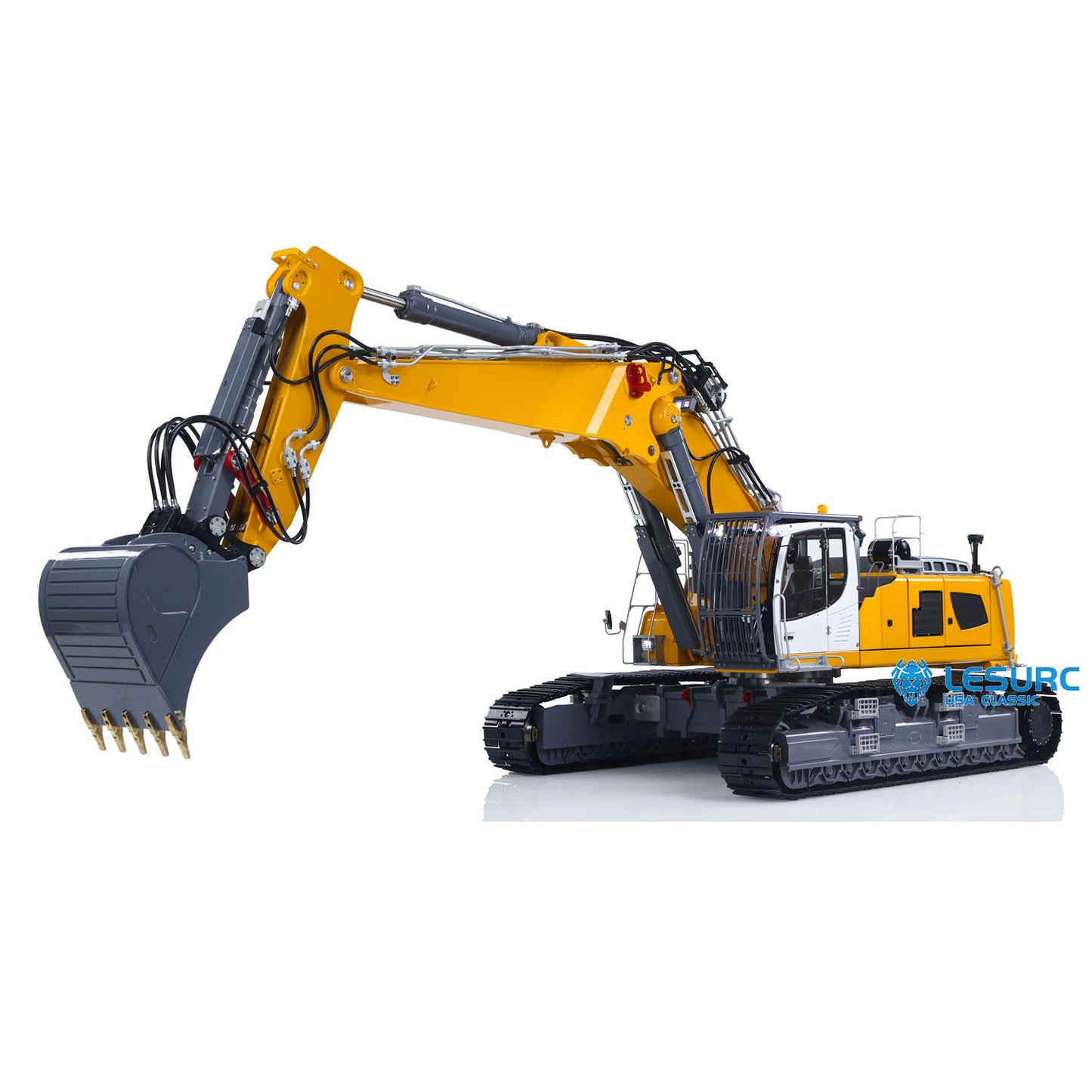 LESU Aoue 960 Demolition Digging Arm Digger 1/14 RC Full Hydraulic Excavator Engineering Vehicle Model 13CH Valve Pump Lights