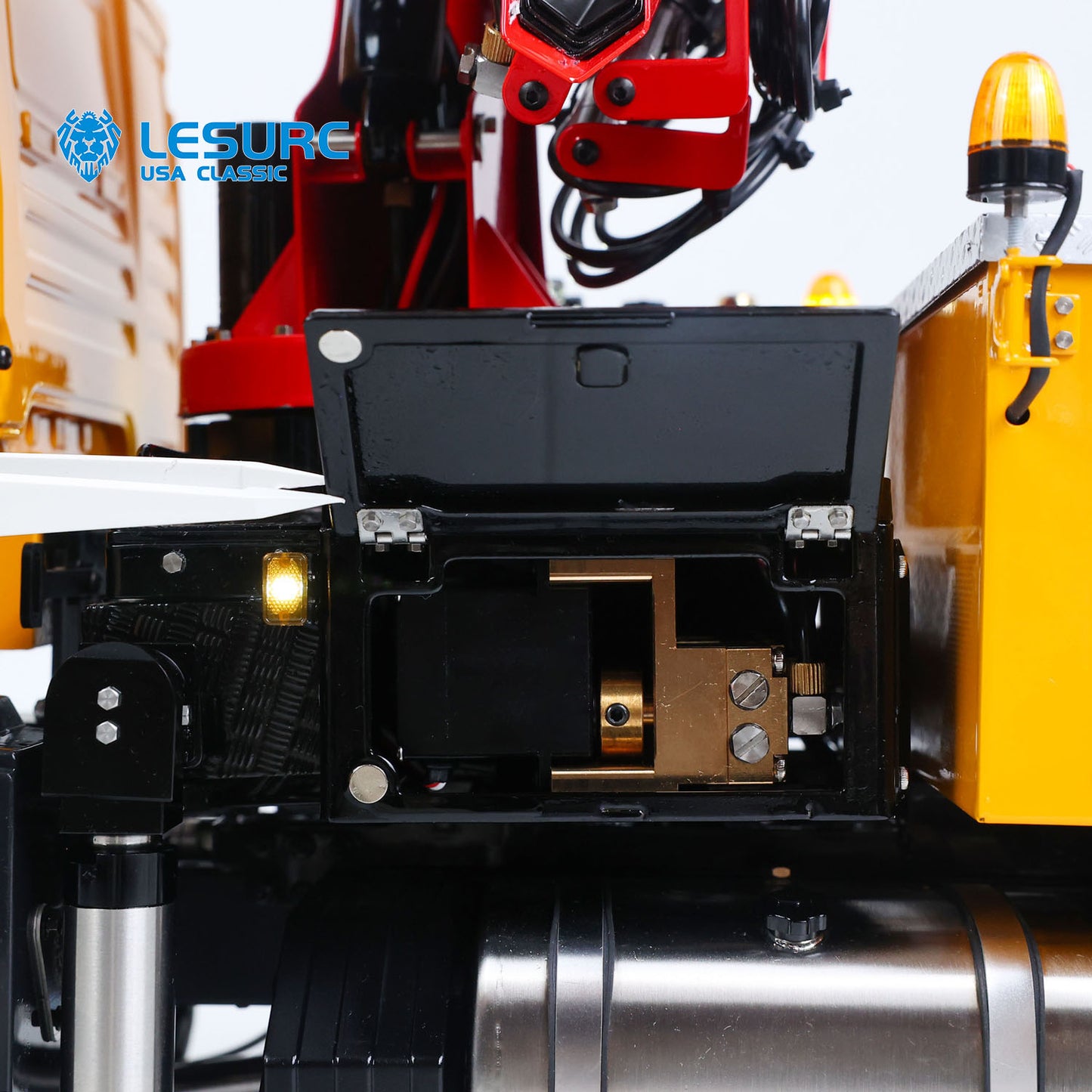 LESU 3363 1/14 Metal 6X6/8X8 RC Hydraulic Crane Truck Z0086 Z0082 3Speed Gearbox 7CH Valve 4MPA 6 Outriggers Sound Light Axle Diff Lock