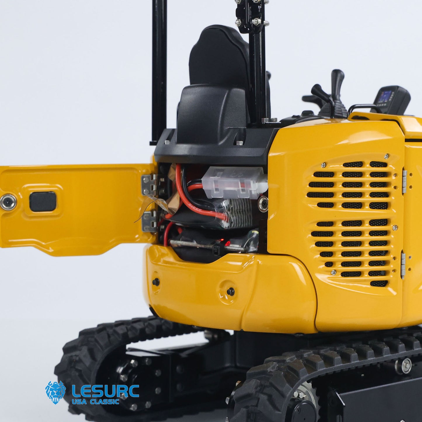 LESU PC30 1/14 Metal RC Hydraulic Excavator B0003 RTR 6CH Reversing Valve Mini Digger Brushless Rotary Drive Motor Sound & Light FrSky X14 Controller