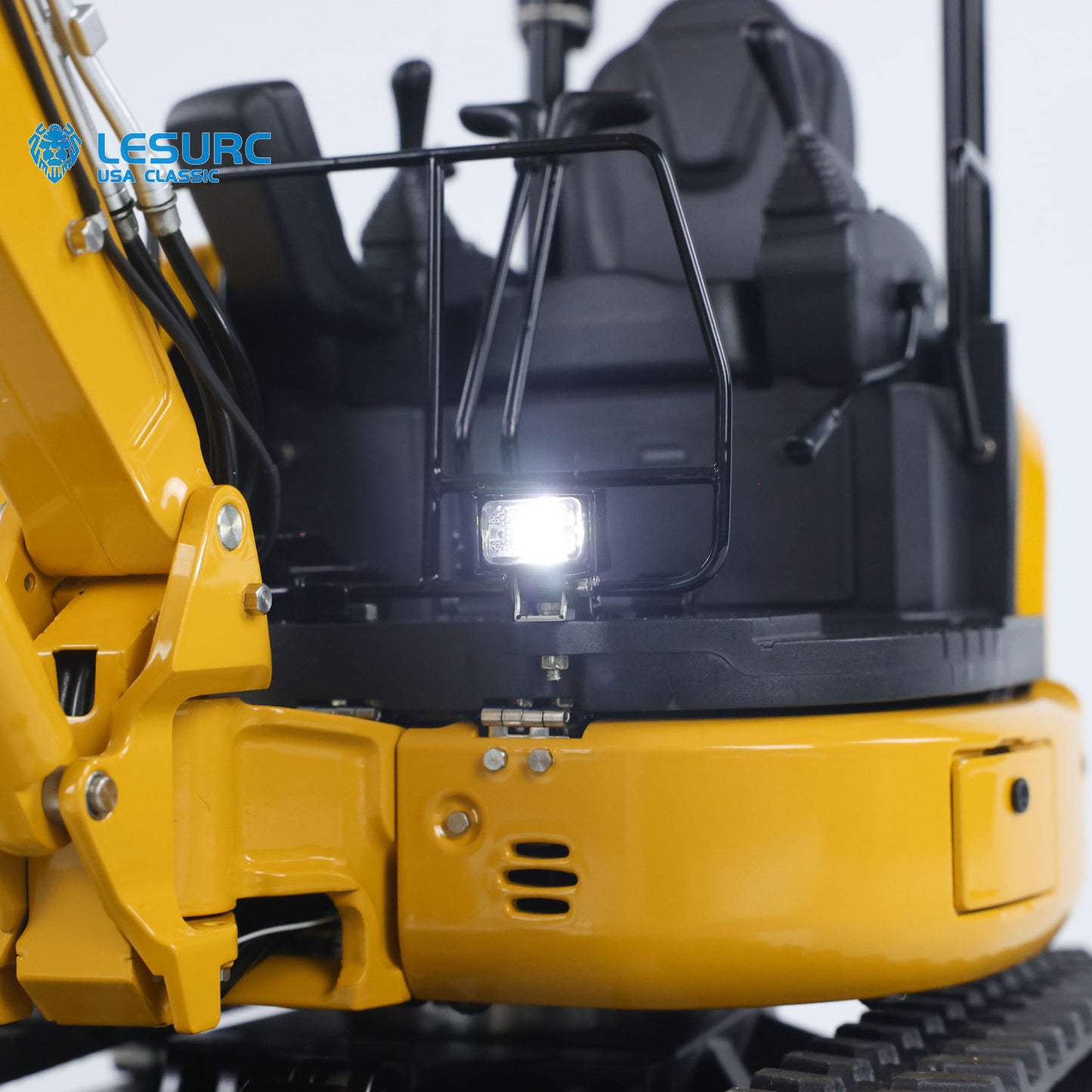 LESU PC30 1/14 Metal RC Hydraulic Excavator B0003 RTR 6CH Reversing Valve Mini Digger Brushless Rotary Drive Motor Sound & Light FrSky X14 Controller