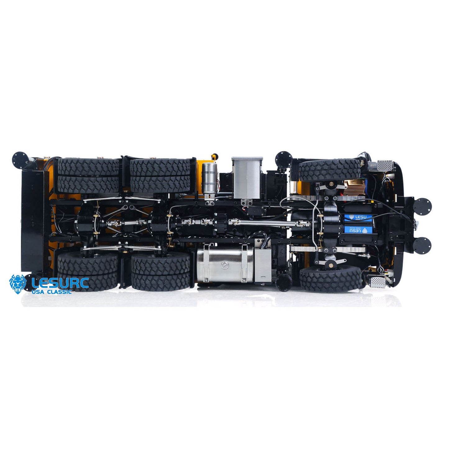 LESU 3363 1/14 Metal 6X6/8X8 RC Hydraulic Crane Truck Z0086 Z0082 3Speed Gearbox 7CH Valve 4MPA 6 Outriggers Sound Light Axle Diff Lock