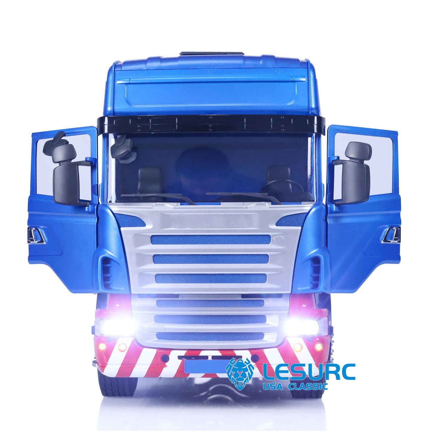 LESU 1/14 RC Tractor Truck 8x8 RTR Remote Controlled Car Hobby Model Construction Vehicle Metal Chassis Sound Lights DIY