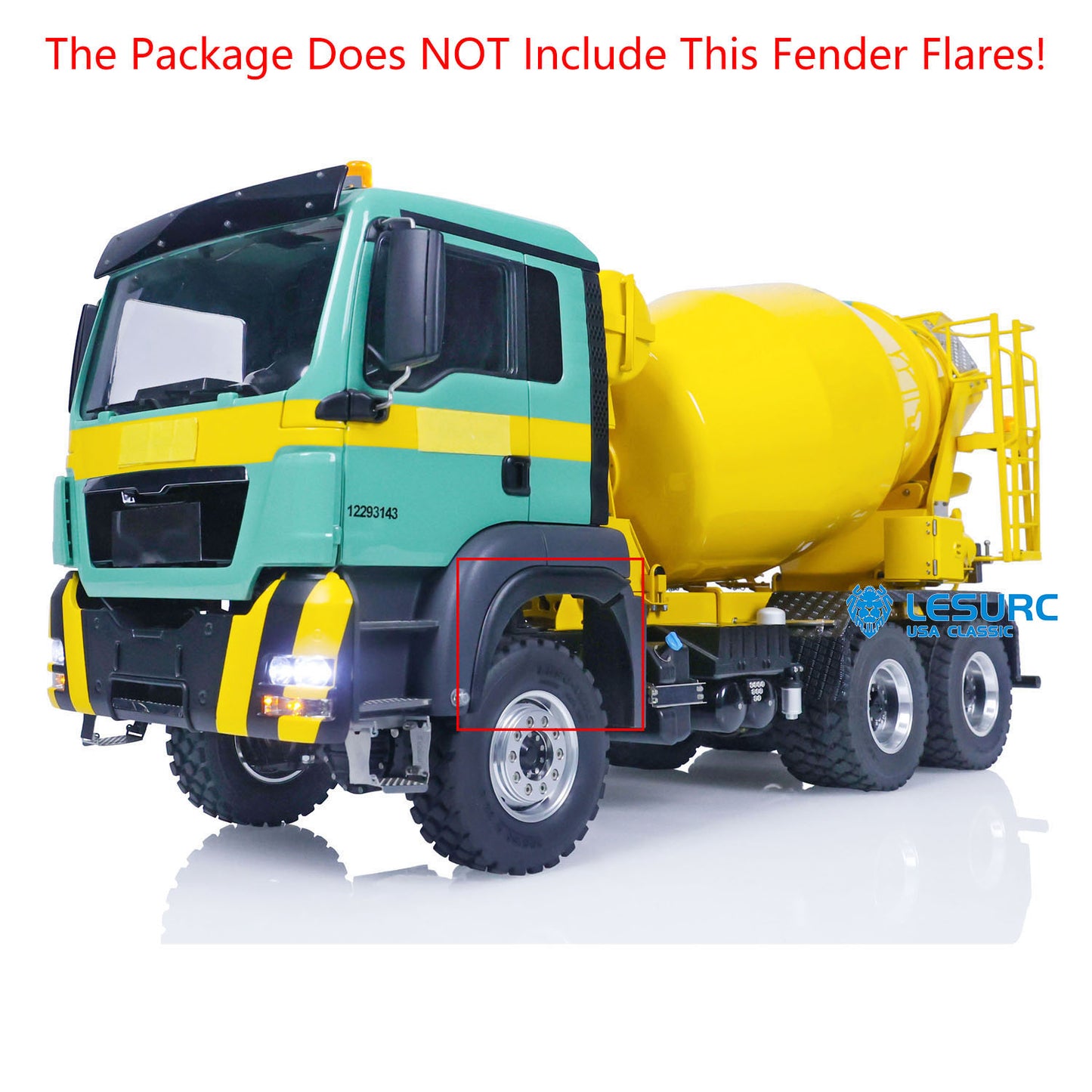 LESU 6x6 Metal 1/14 RC Mixer Truck for Remote Controlled Unpainted Agitating Lorry Concrete Car Model Motor Servo Sound Lights