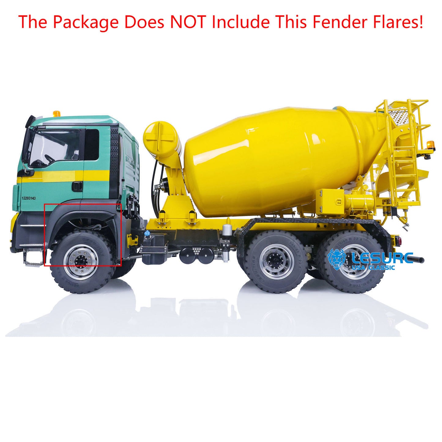 LESU 6x6 Metal 1/14 RC Mixer Truck for Remote Controlled Unpainted Agitating Lorry Concrete Car Model Motor Servo Sound Lights