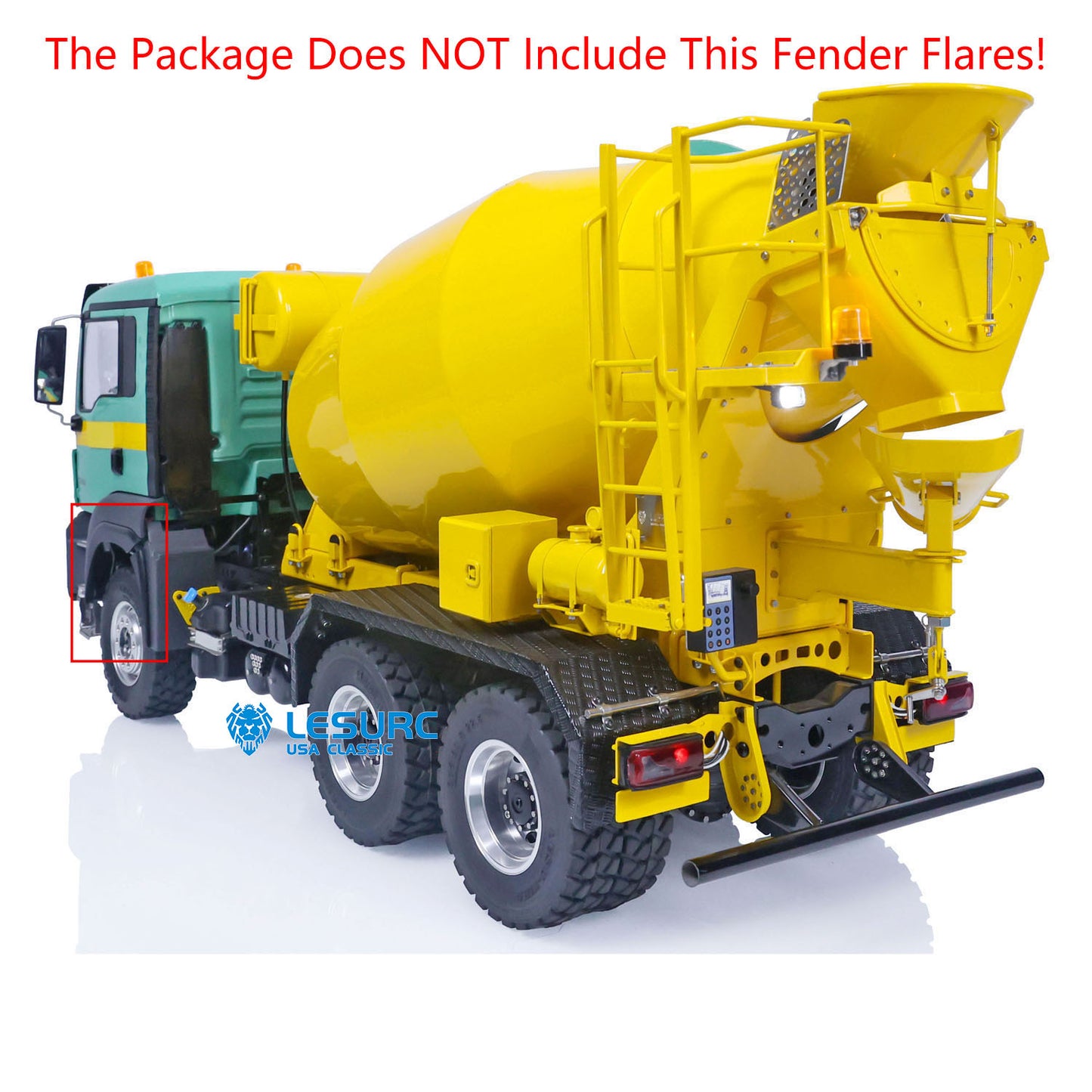 LESU 1/14 Scale RC Mixer Truck 6x6 for Painted Assembled Remote Control Agitating Lorry Model Sound Light System Motor Servo ESC