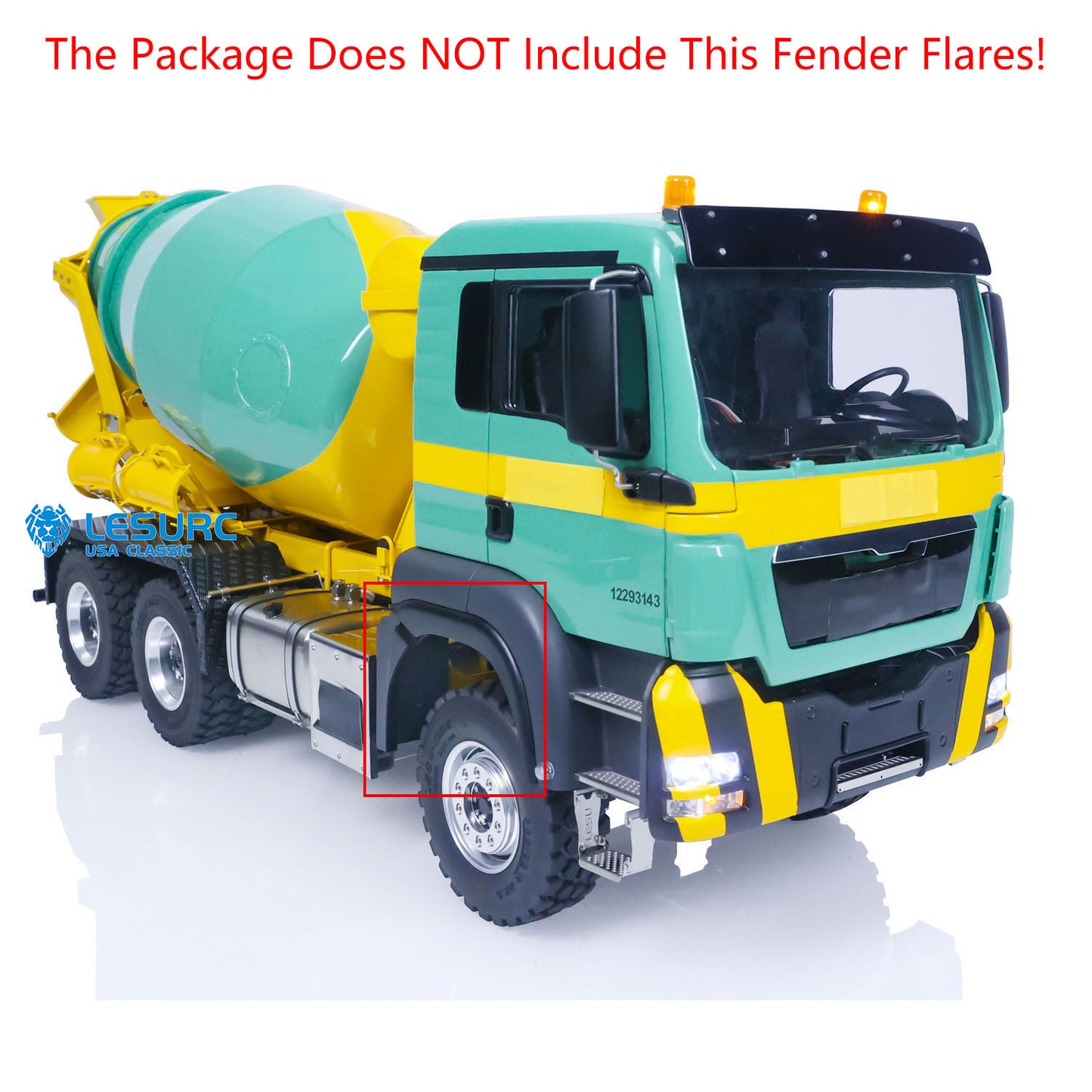 LESU 6x6 Metal 1/14 RC Mixer Truck for Remote Controlled Unpainted Agitating Lorry Concrete Car Model Motor Servo Sound Lights