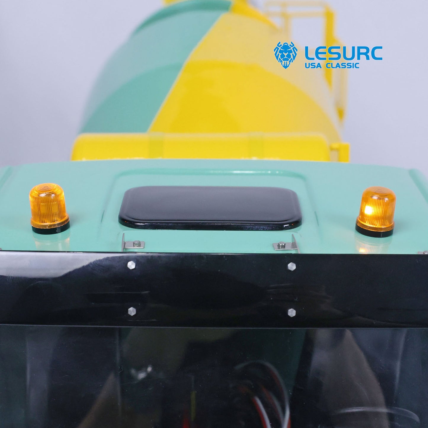 LESU 1/14 Scale RC Mixer Truck 6x6 for Painted Assembled Remote Control Agitating Lorry Model Sound Light System Motor Servo ESC