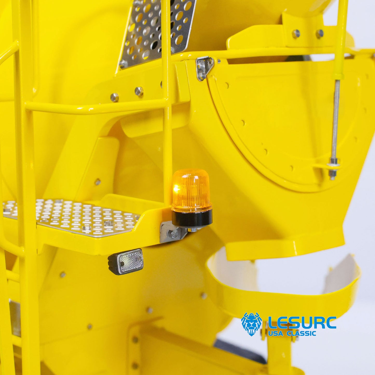 LESU 6x6 Metal 1/14 RC Mixer Truck for Remote Controlled Unpainted Agitating Lorry Concrete Car Model Motor Servo Sound Lights