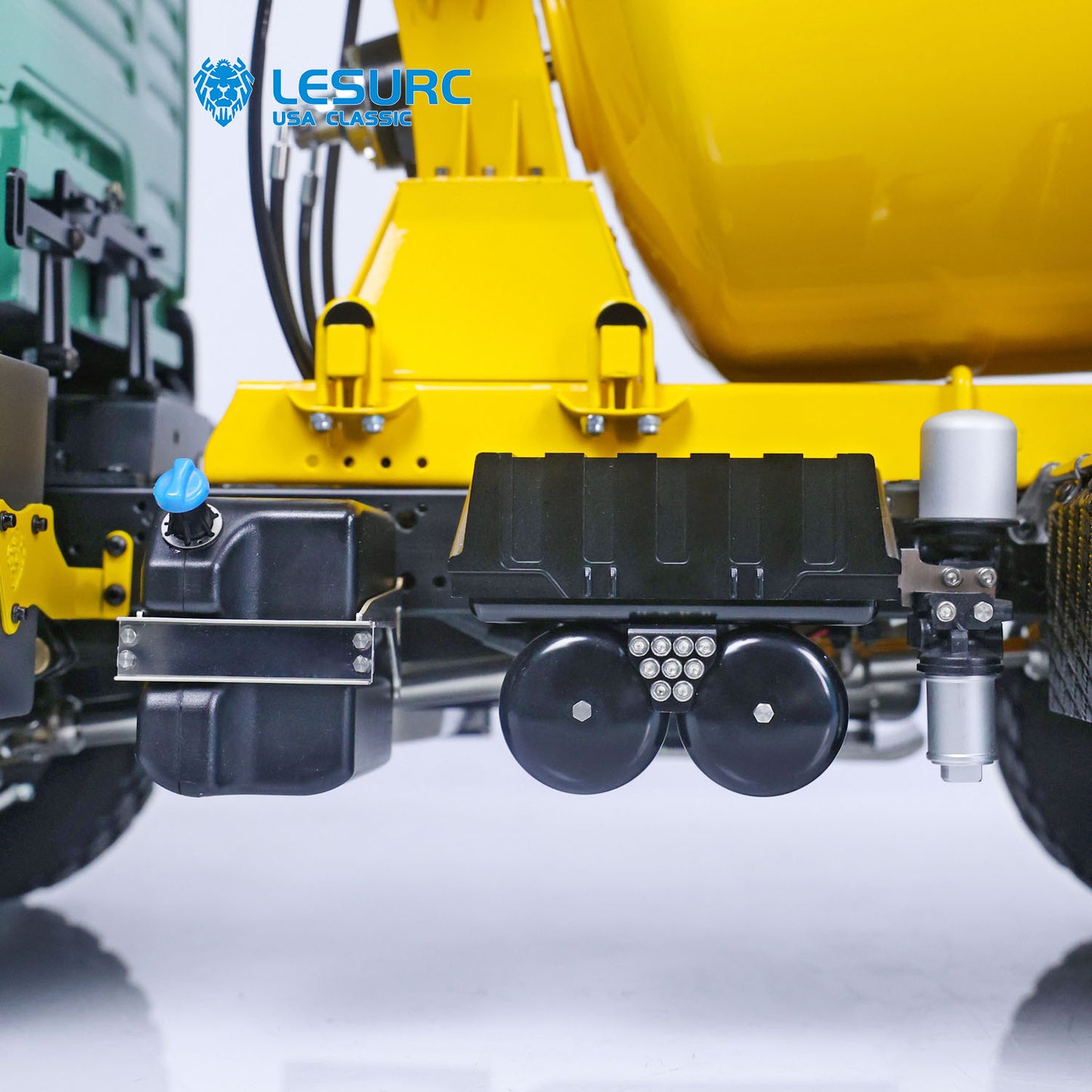 LESU 1/14 Scale RC Mixer Truck 6x6 for Painted Assembled Remote Control Agitating Lorry Model Sound Light System Motor Servo ESC