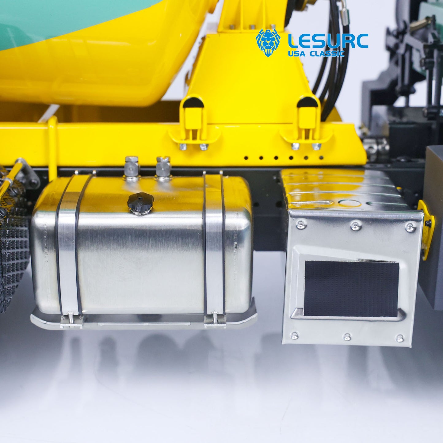 LESU 1/14 Scale RC Mixer Truck 6x6 for Painted Assembled Remote Control Agitating Lorry Model Sound Light System Motor Servo ESC