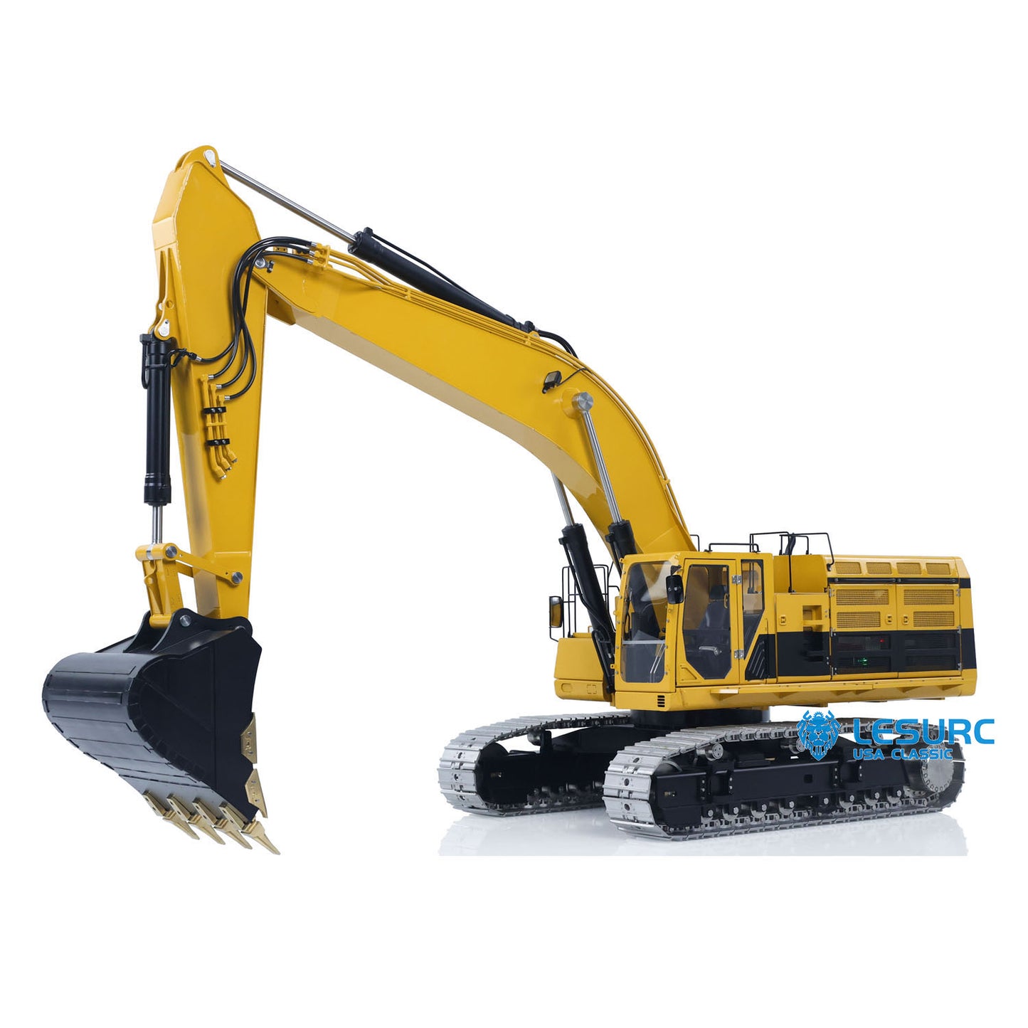 LESU 1/14 Hydraulic RC Excavator C374F Remote Control Digger Heavy Construction Car Flysky Paladin PL18EV LITE Radio 6CH Valve