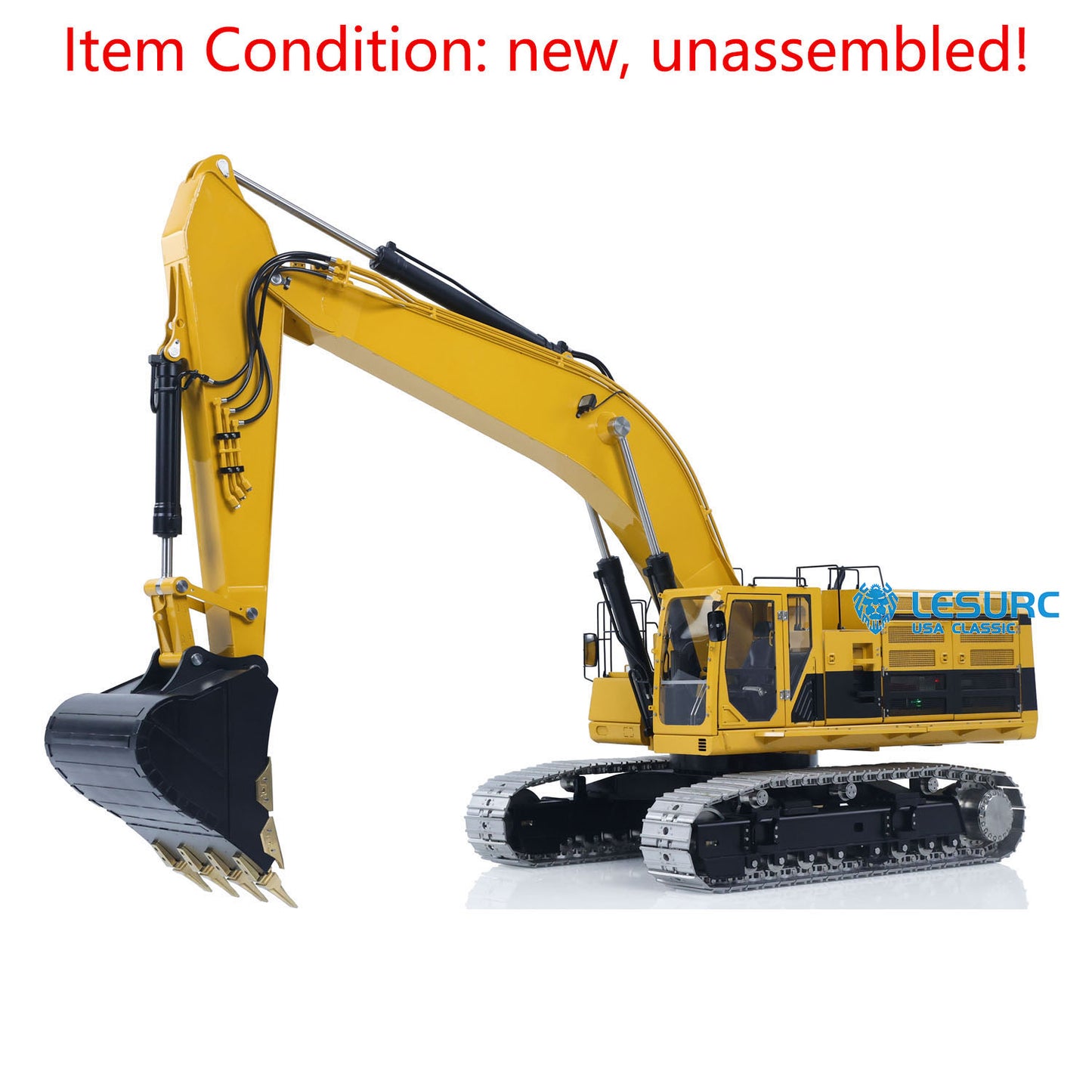 LESU 1/14 Metal Hydraulic RC Excavator C374F Unassembled KIT Remote Control Digger Heavy Construction Car 6CH Valve LCD Screen