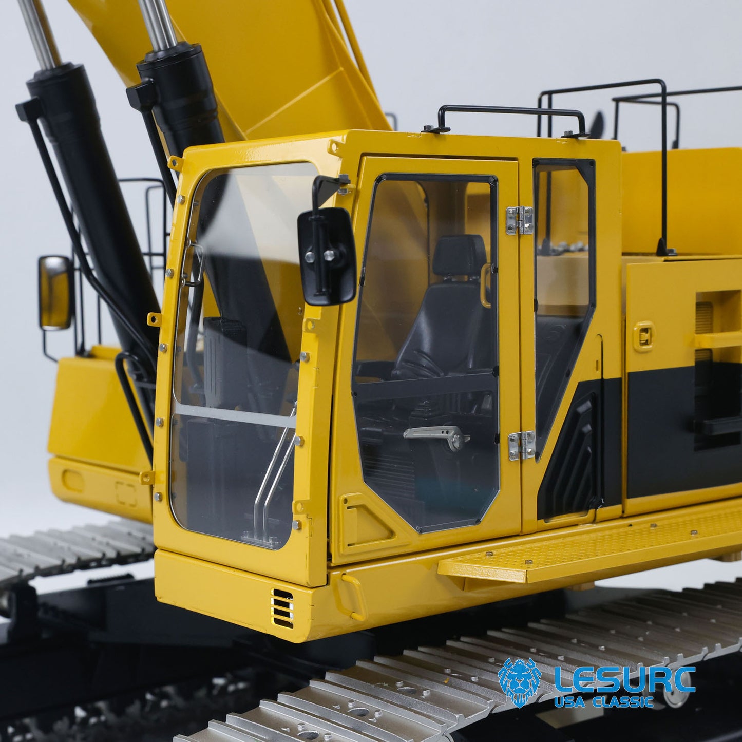 LESU C374F 1/14 Metal Hydraulic RC Excavator B0001 Unassembled Remote Control Heavy Digger 6CH Valve LCD Screen Light System
