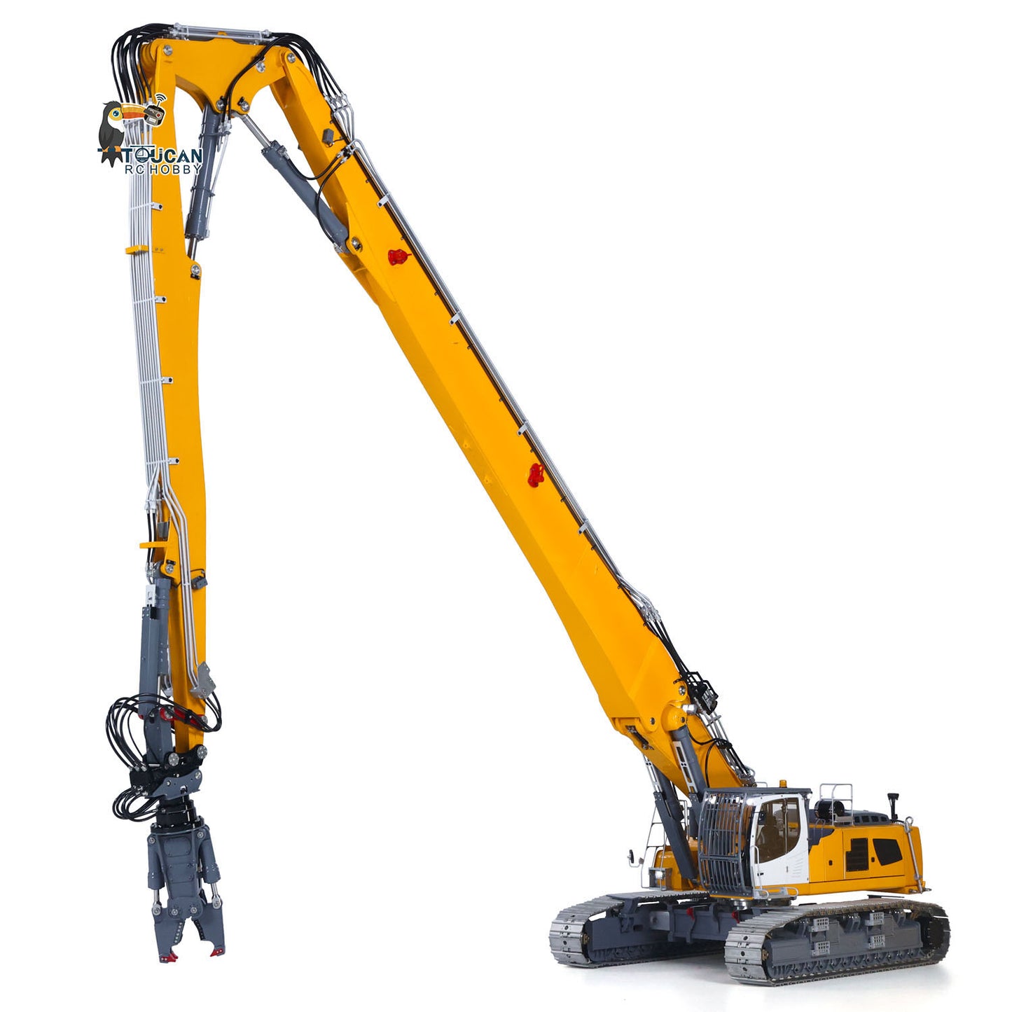 LESU Aoue 960 Demolition Digging Arm Digger 1/14 RC Full Hydraulic Excavator Engineering Vehicle Model 13CH Valve Pump Lights