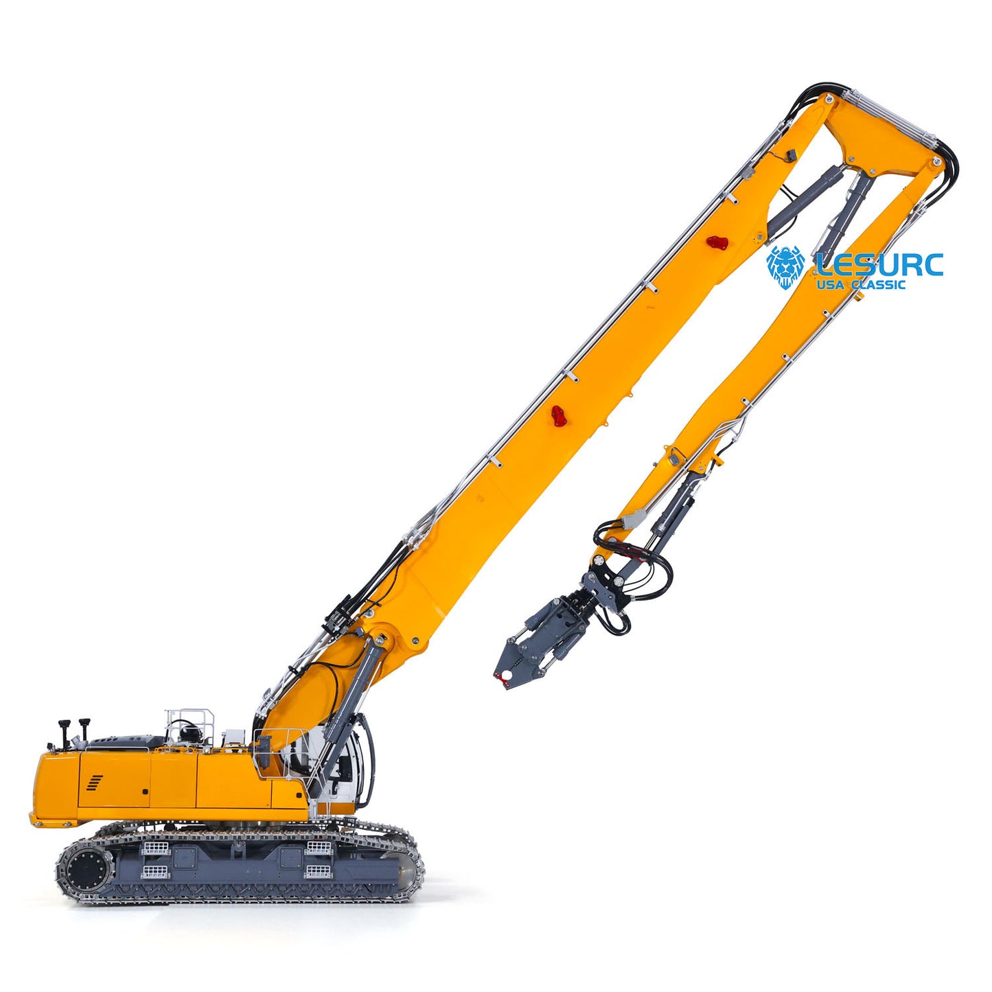 LESU Aoue 960 Demolition Digging Arm Digger 1/14 RC Full Hydraulic Excavator Engineering Vehicle Model 13CH Valve Pump Lights