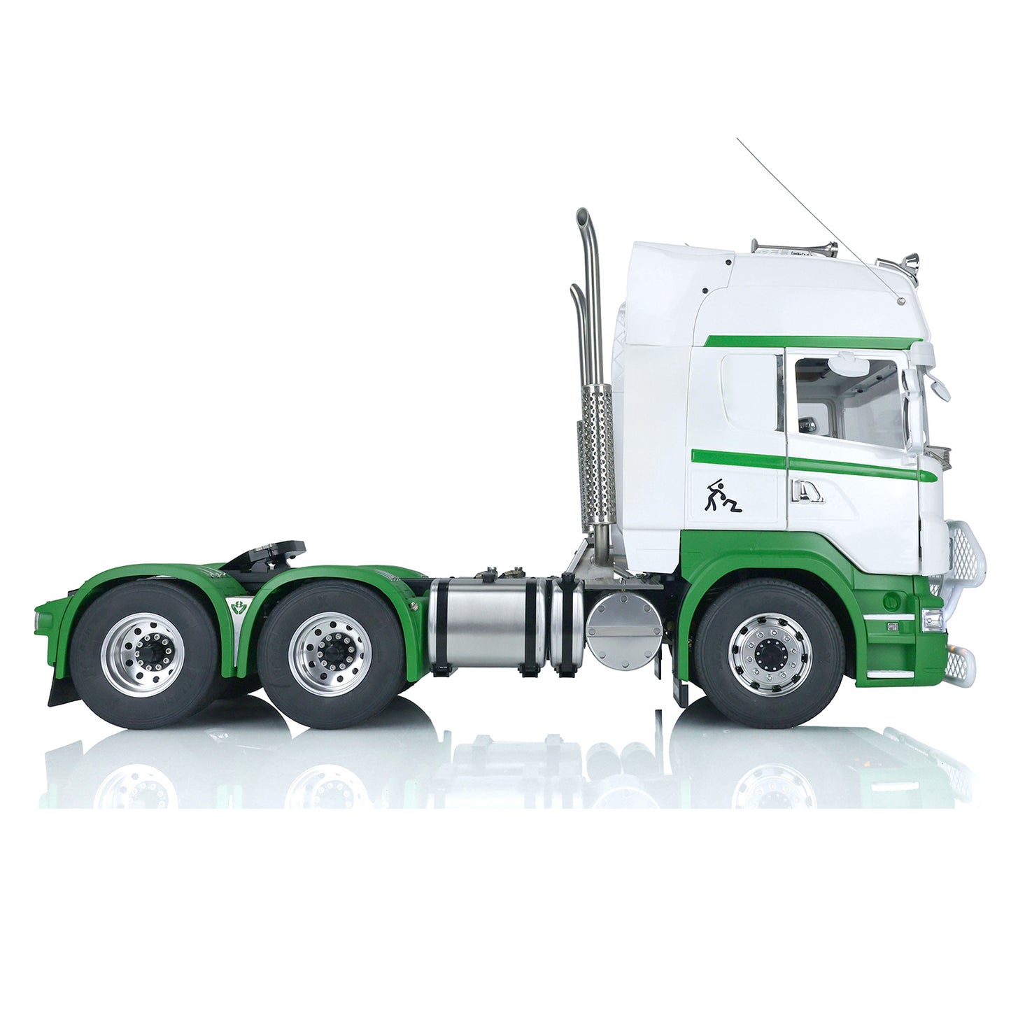 1/14 Scale LESU Remote Controlled Tractor Truck for 6x6 Remote Control Cars Model Metal Chassis Sound Light System Motor Servo ESC