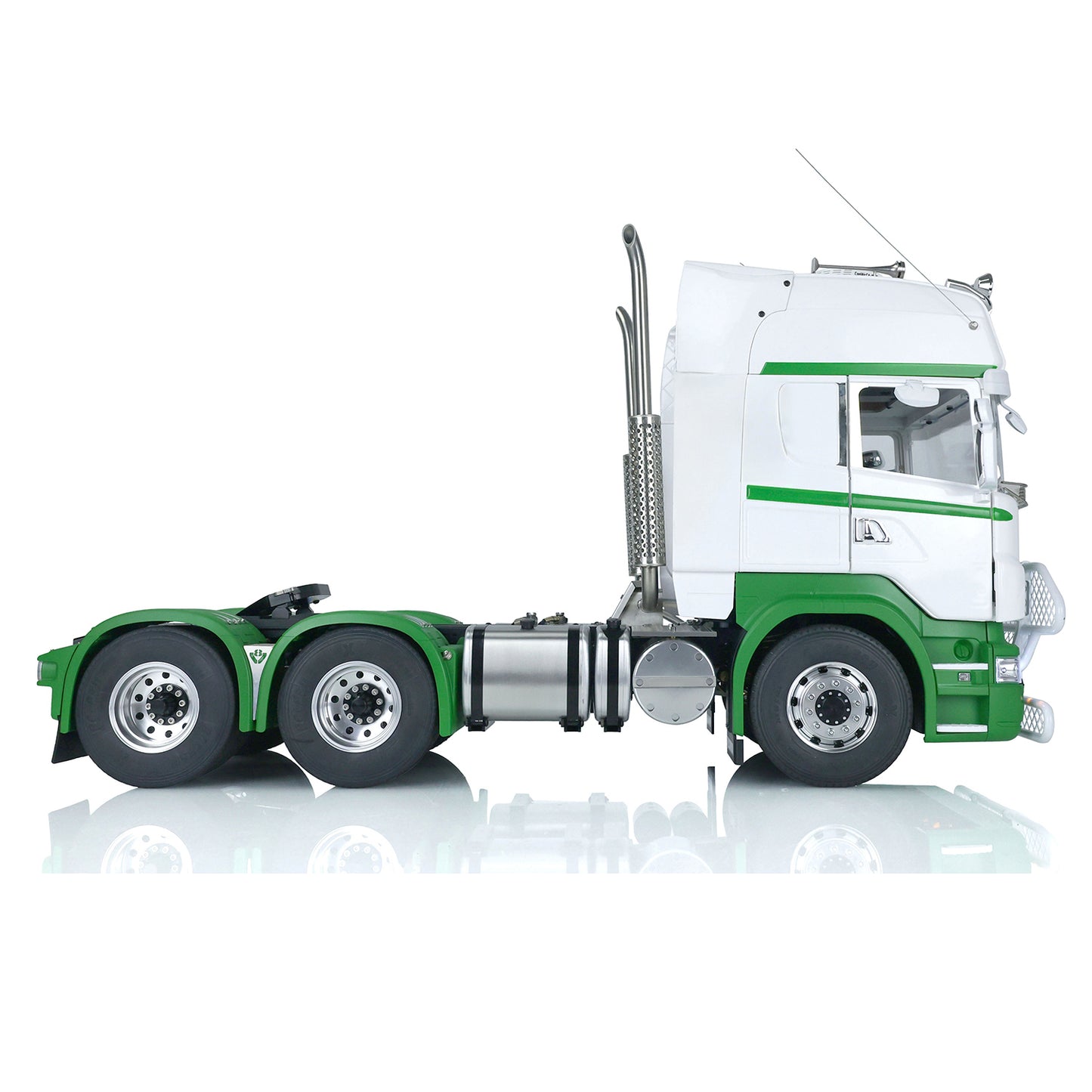 1/14 Scale LESU Remote Controlled Tractor Truck for 6x6 Remote Control Cars Model Metal Chassis Sound Light System Motor Servo ESC