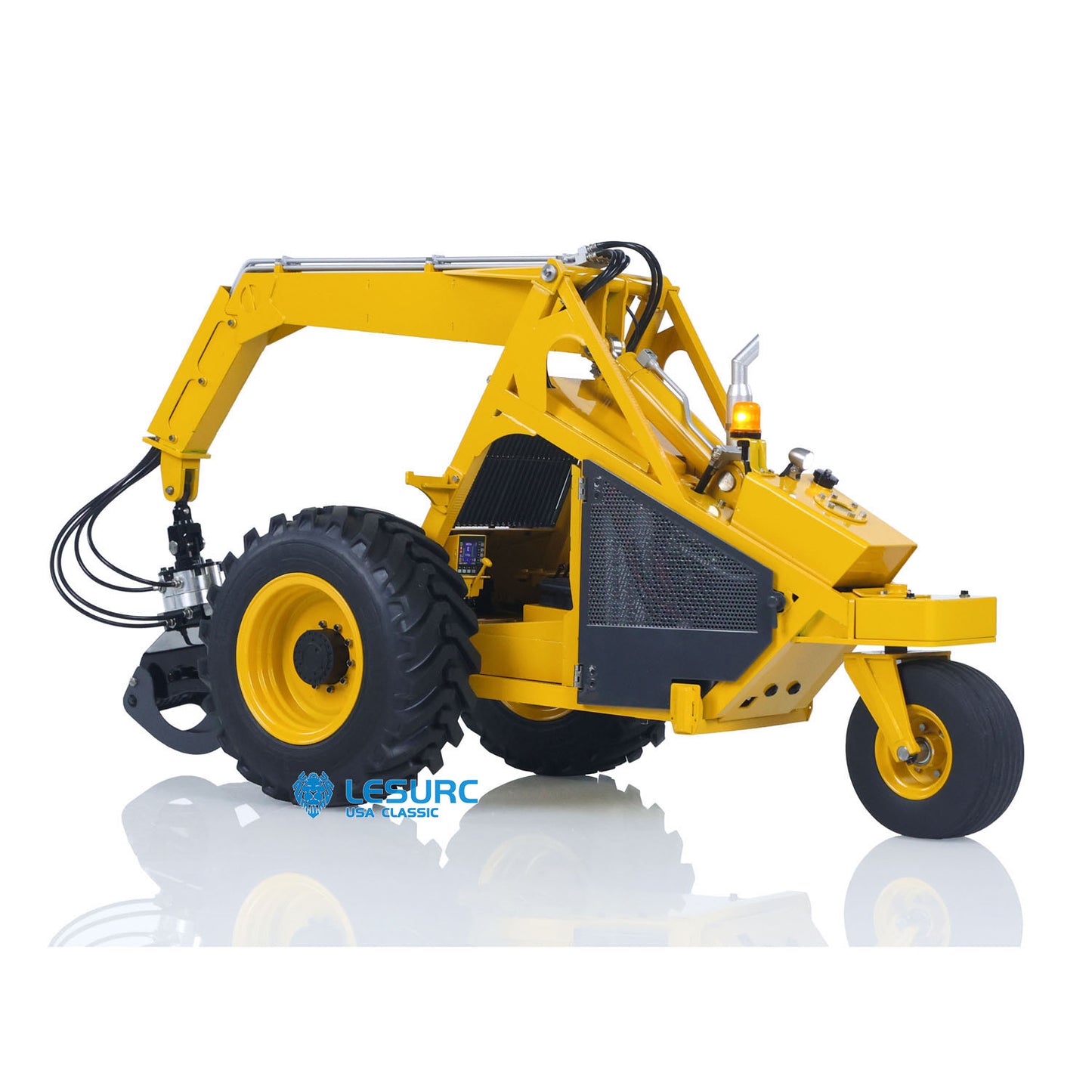 LESU Aoue 225A 1/14 Metal Hydraulic RC Log Loader A0019 with Timber Grapple 4CH Directional Valve Brushless Motor Sound Light System