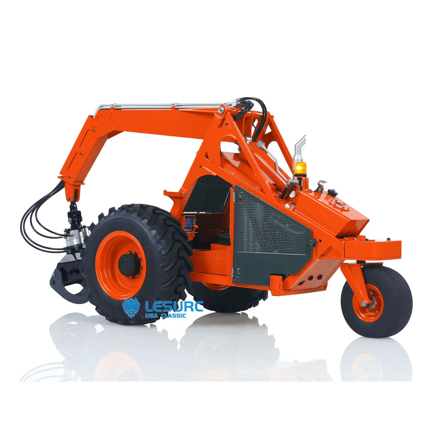 TOUCAN 1/14 RC Hydraulic Log Loader LESU AOUE 225A Remote Control Sugarcane Loader Grabber 4CH Valve RTR Model Battery Radio