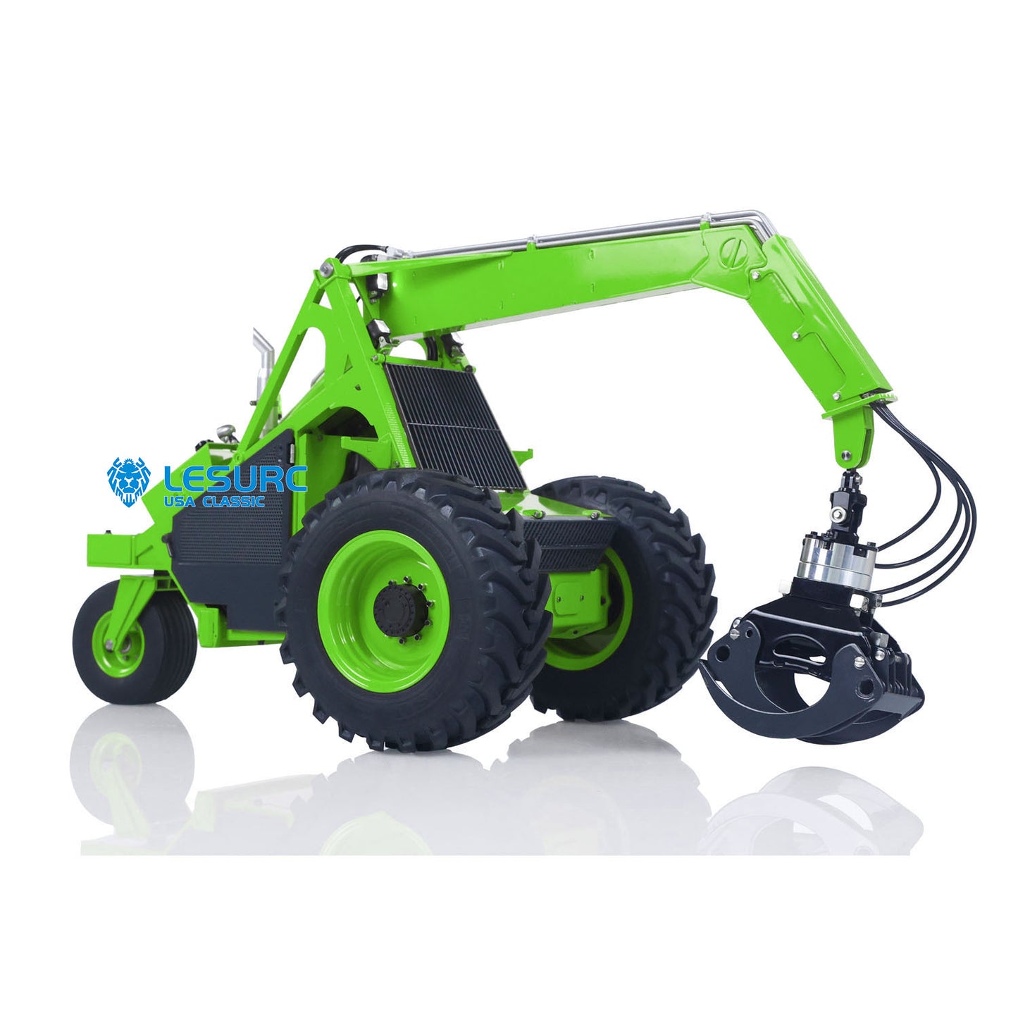 TOUCAN 1/14 RC Hydraulic Log Loader LESU AOUE 225A Remote Control Sugarcane Loader Grabber 4CH Valve RTR Model Battery Radio