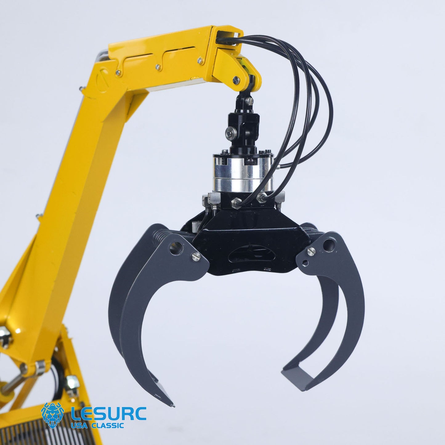 LESU Aoue 225A 1/14 Metal Hydraulic RC Log Loader A0019 with Timber Grapple 4CH Directional Valve Brushless Motor Sound Light System