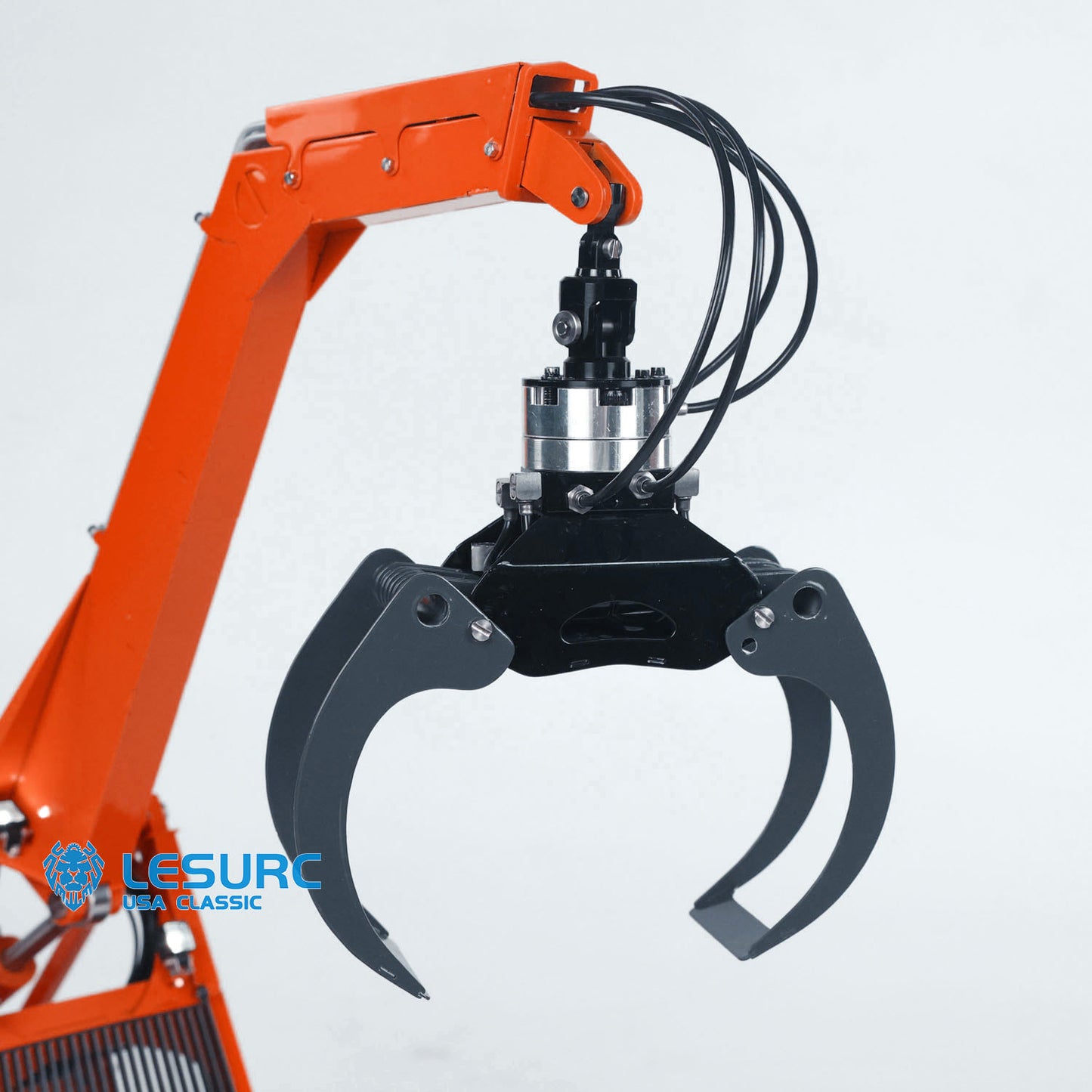 TOUCAN 1/14 RC Hydraulic Log Loader LESU AOUE 225A Remote Control Sugarcane Loader Grabber 4CH Valve RTR Model Battery Radio