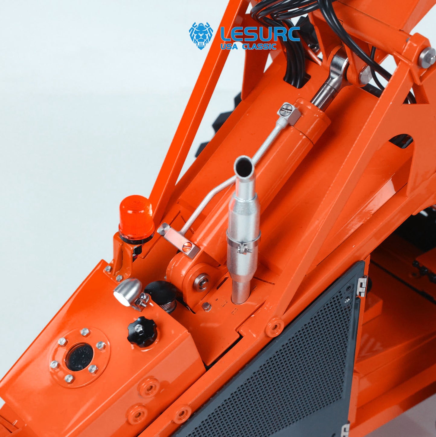 TOUCAN 1/14 RC Hydraulic Log Loader LESU AOUE 225A Remote Control Sugarcane Loader Grabber 4CH Valve RTR Model Battery Radio