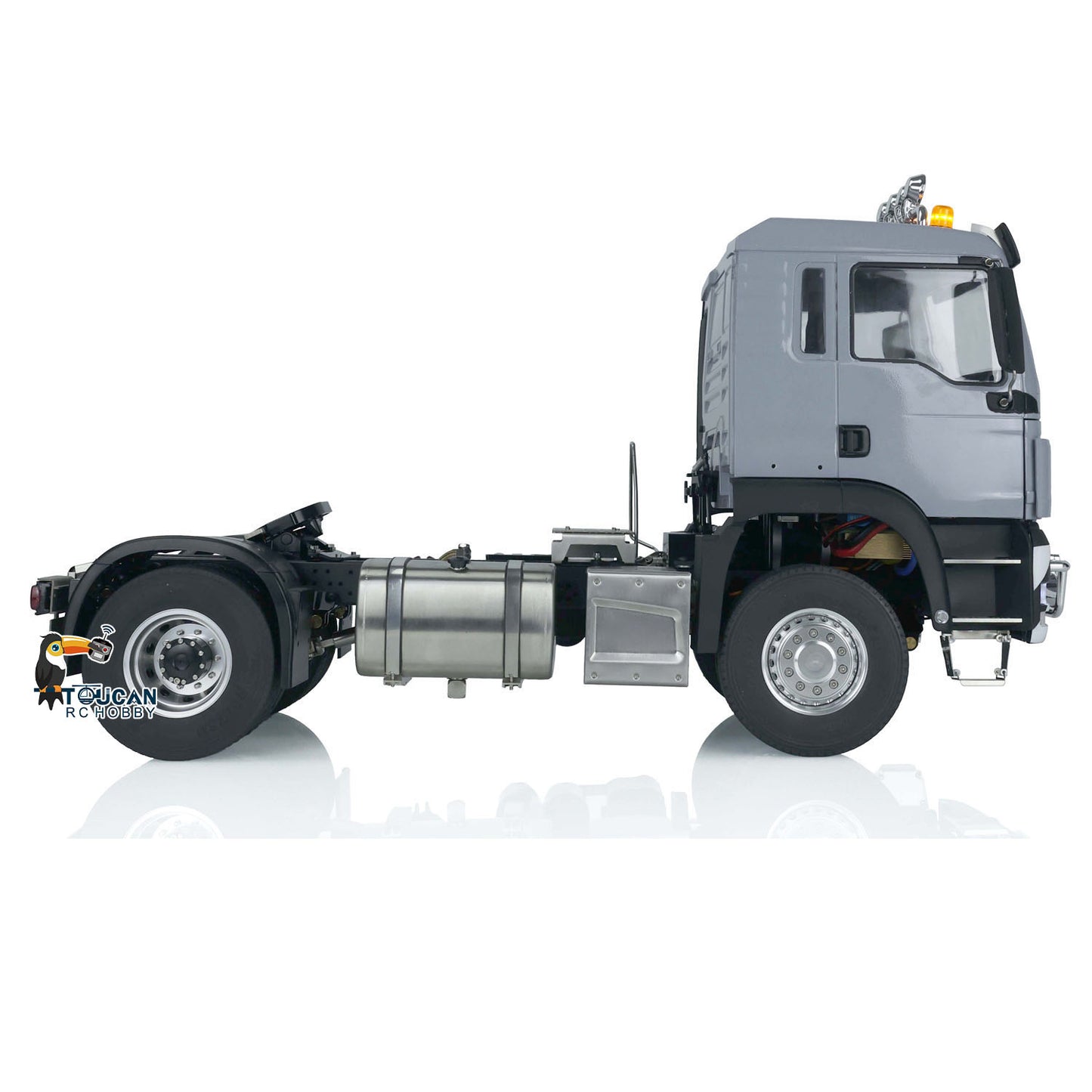 LESU 1/14 RC Tractor Truck for TGS 4x2 Remote Control Painted Car Metal Chassis W/ Motor Servo Warning Light Sound Light System