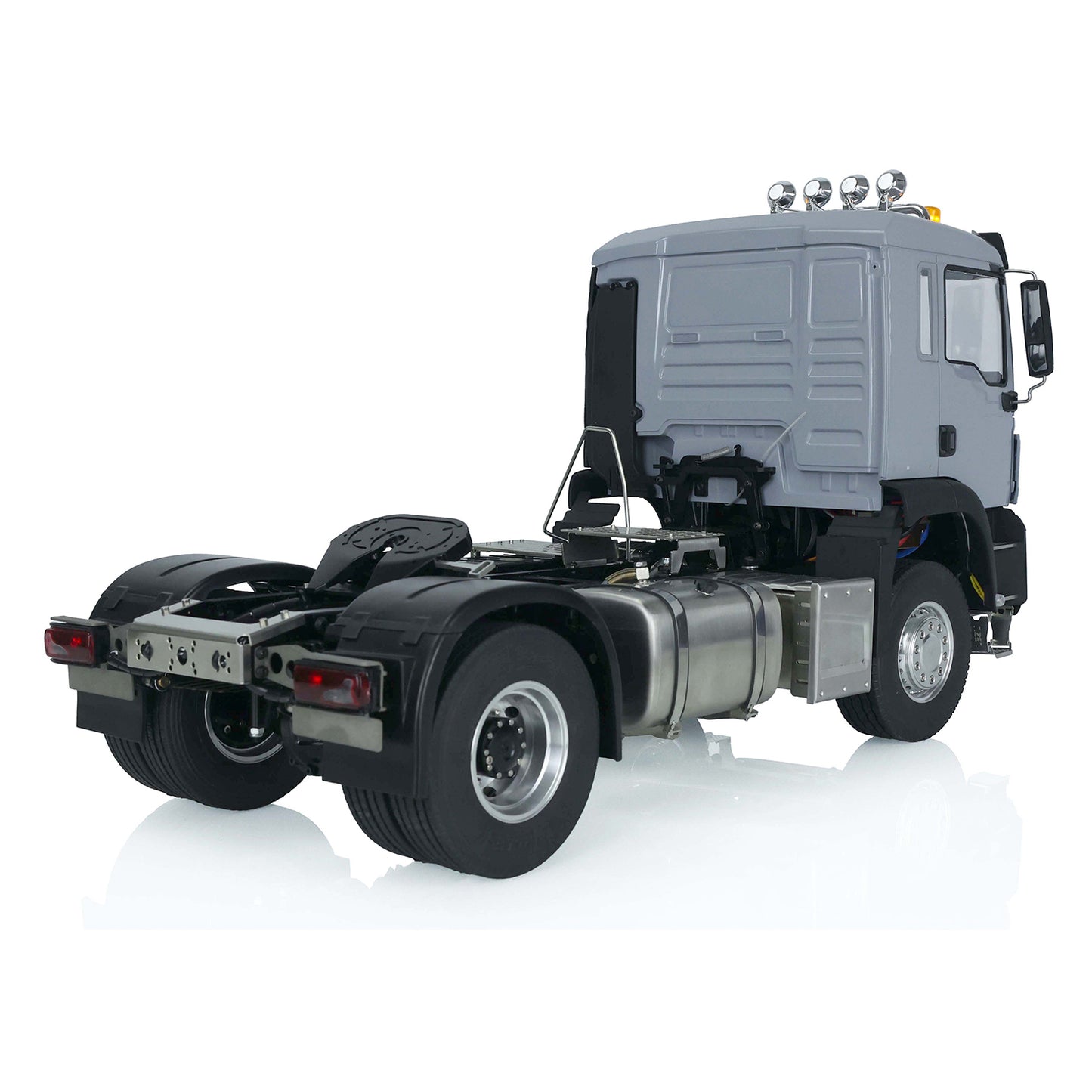 LESU 1/14 RC Tractor Truck for TGS 4x2 Remote Control Painted Car Metal Chassis W/ Motor Servo Warning Light Sound Light System