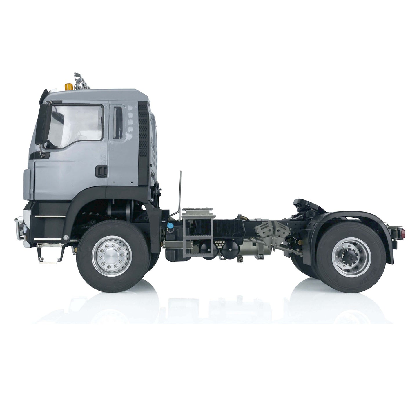 LESU 1/14 RC Tractor Truck for TGS 4x2 Remote Control Painted Car Metal Chassis W/ Motor Servo Warning Light Sound Light System