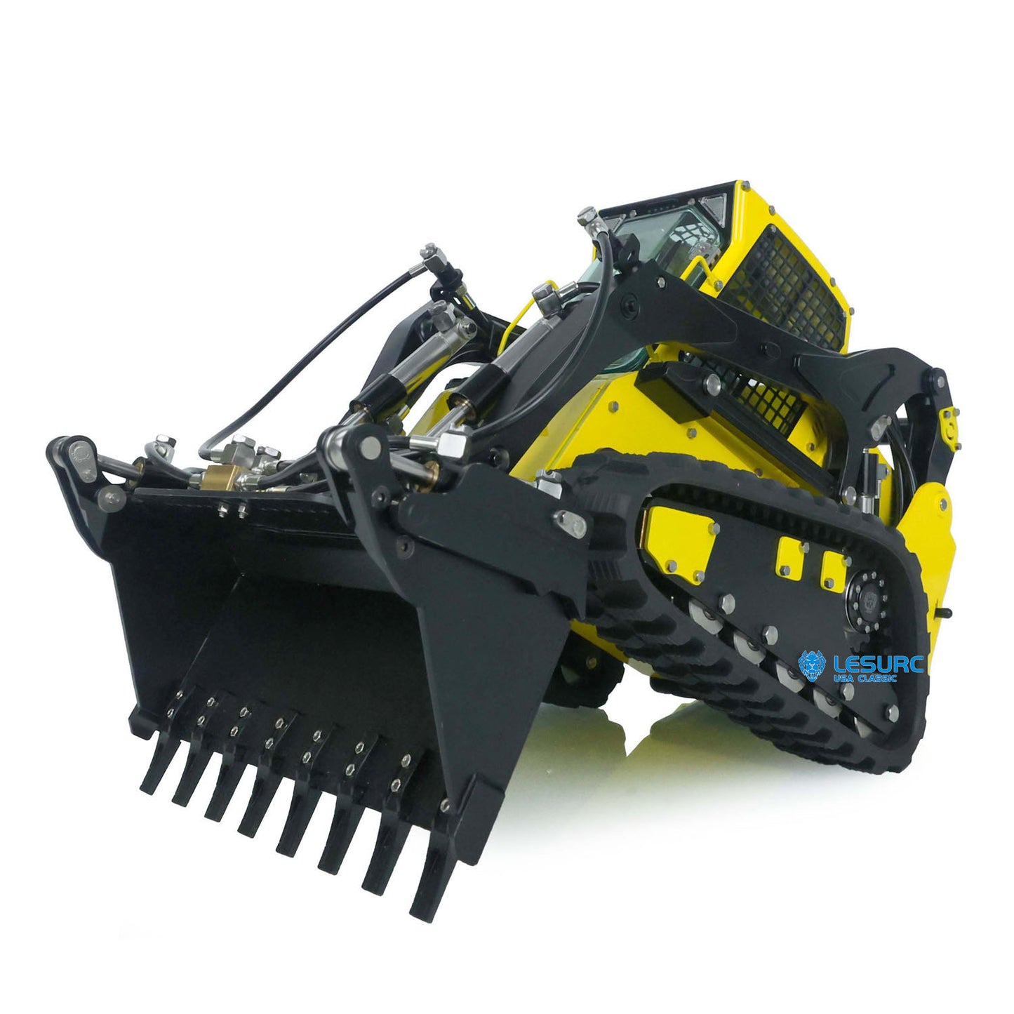 LESU Metal 1/14 Scale RC Hydraulic Loader Aoue LT5 Skid-Steer Radio Tracked Car Model Spare Parts Replacements Attachments