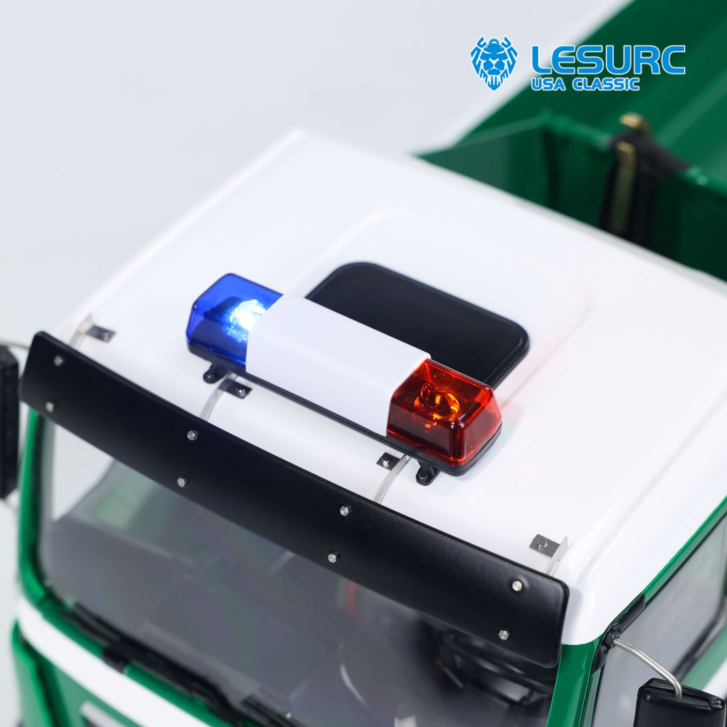 LESU TGS Cabin 1/14 Stainless Steel 8x8 RC Hydraulic Dump Truck with FlySky ST8 Remote Controller 2Speed Transmission Sound Light for Backyard Fun