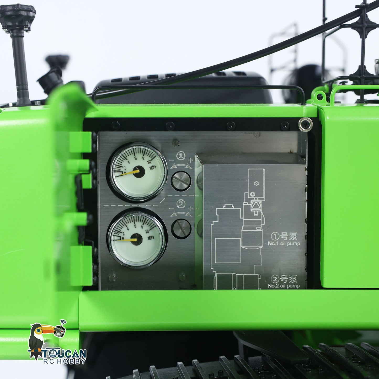 LESU LR960 RC Demolition Digger 1/14 RC Full Hydraulic Excavator Battery Construction Vehicle