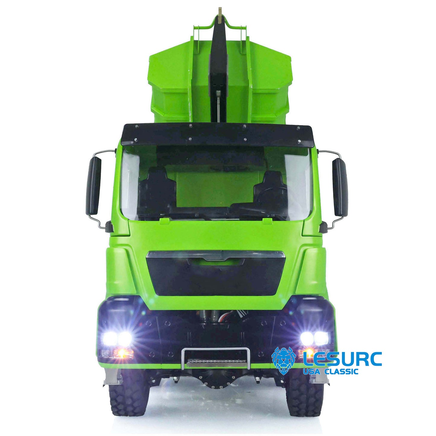 LESU 1/14 TGS 8*8 Hydraulic Dumper for Remote Controlled Truck Roll On/Off Tipper W/ Sound Light System Motor Servo