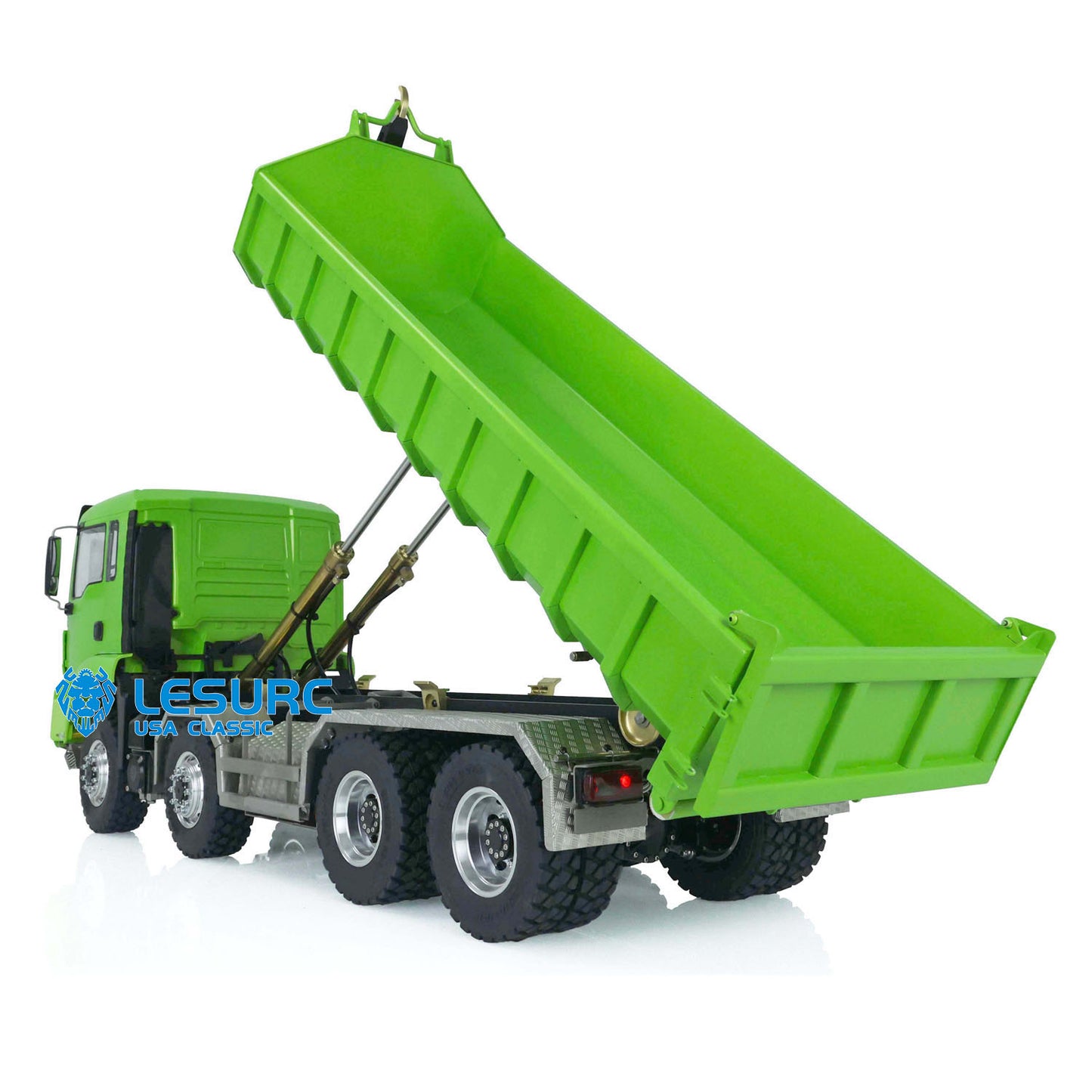 LESU 1/14 TGS 8*8 Hydraulic Dumper for Remote Controlled Truck Roll On/Off Tipper W/ Sound Light System Motor Servo