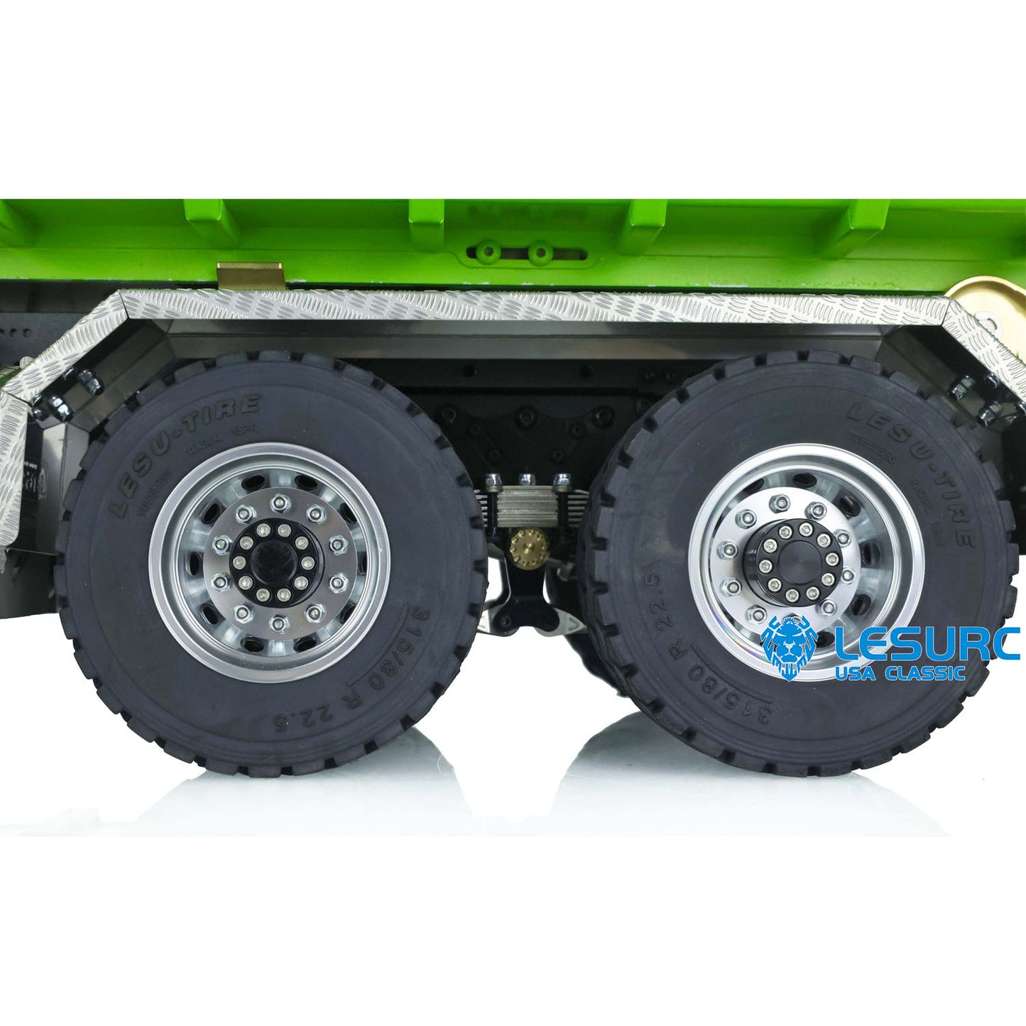 LESU 1/14 TGS 8*8 Hydraulic Dumper for Remote Controlled Truck Roll On/Off Tipper W/ Sound Light System Motor Servo