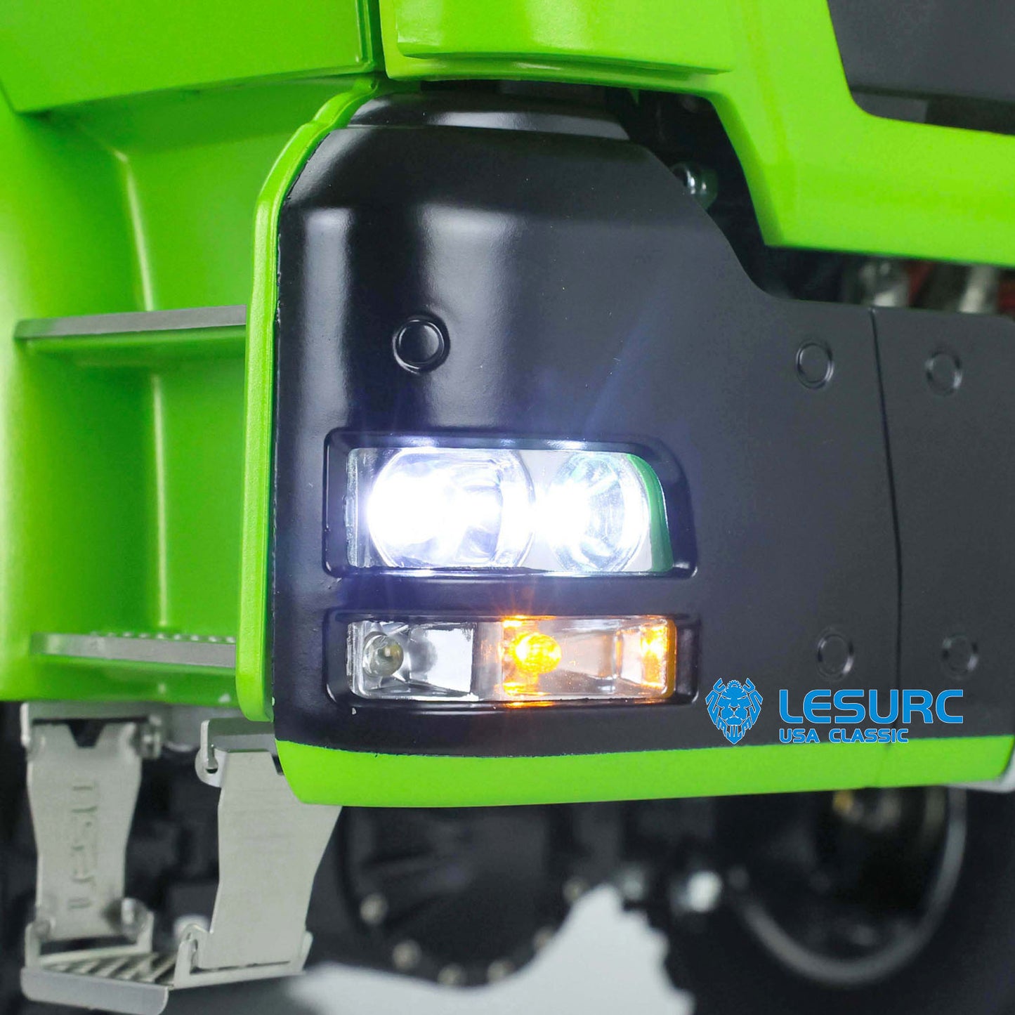 LESU 1/14 TGS 8*8 Hydraulic Dumper for Remote Controlled Truck Roll On/Off Tipper W/ Sound Light System Motor Servo