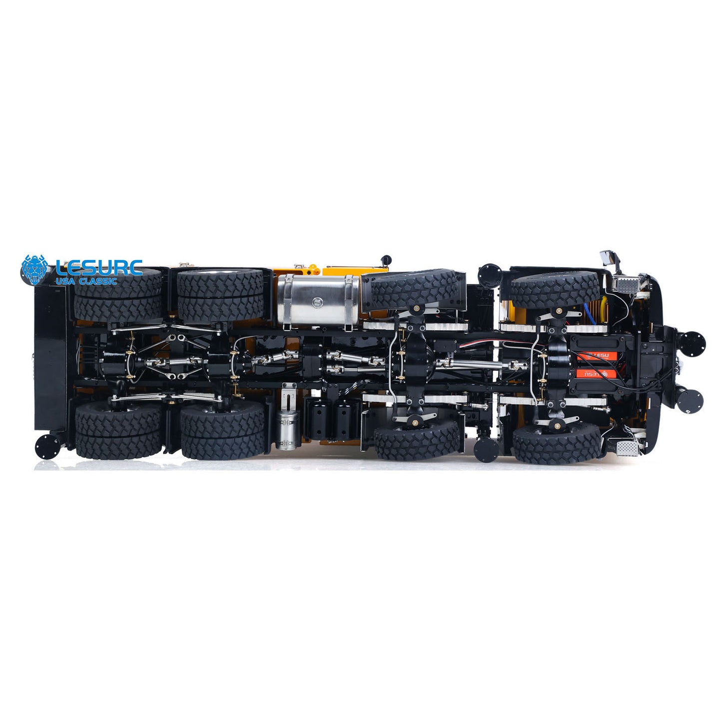 LESU 3363 1/14 Metal 6X6/8X8 RC Hydraulic Crane Truck Z0086 Z0082 3Speed Gearbox 7CH Valve 4MPA 6 Outriggers Sound Light Axle Diff Lock