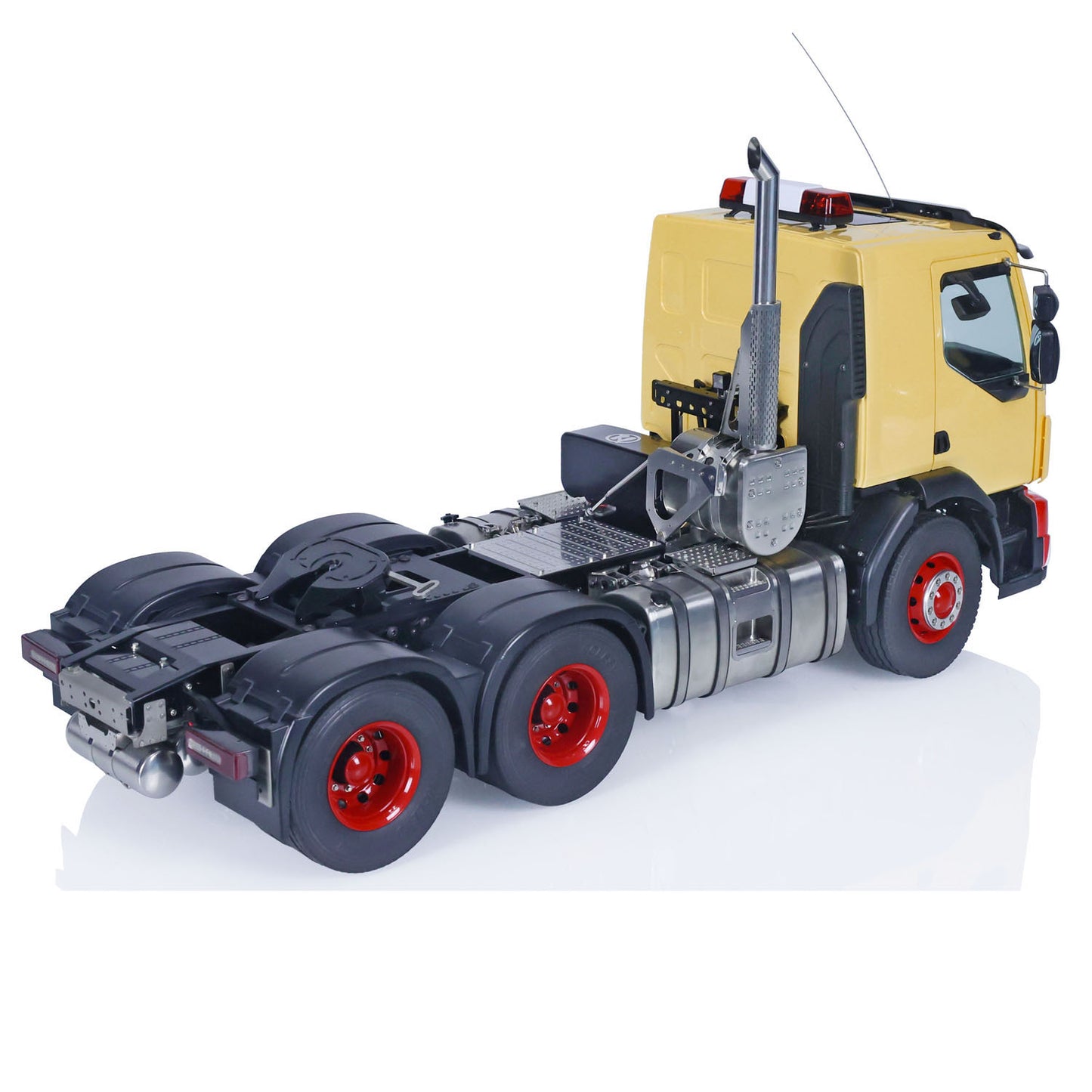 LESU 1/14 6x6 RC Tractor Truck 3 Axles Painted Assembled Remote Control Car Model DIY Emulated Vehicle Optional Versions