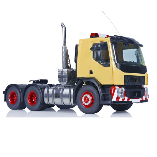 LESU 1/14 6x6 RC Tractor Truck 3 Axles Painted Assembled Remote Control Car Model DIY Emulated Vehicle Optional Versions