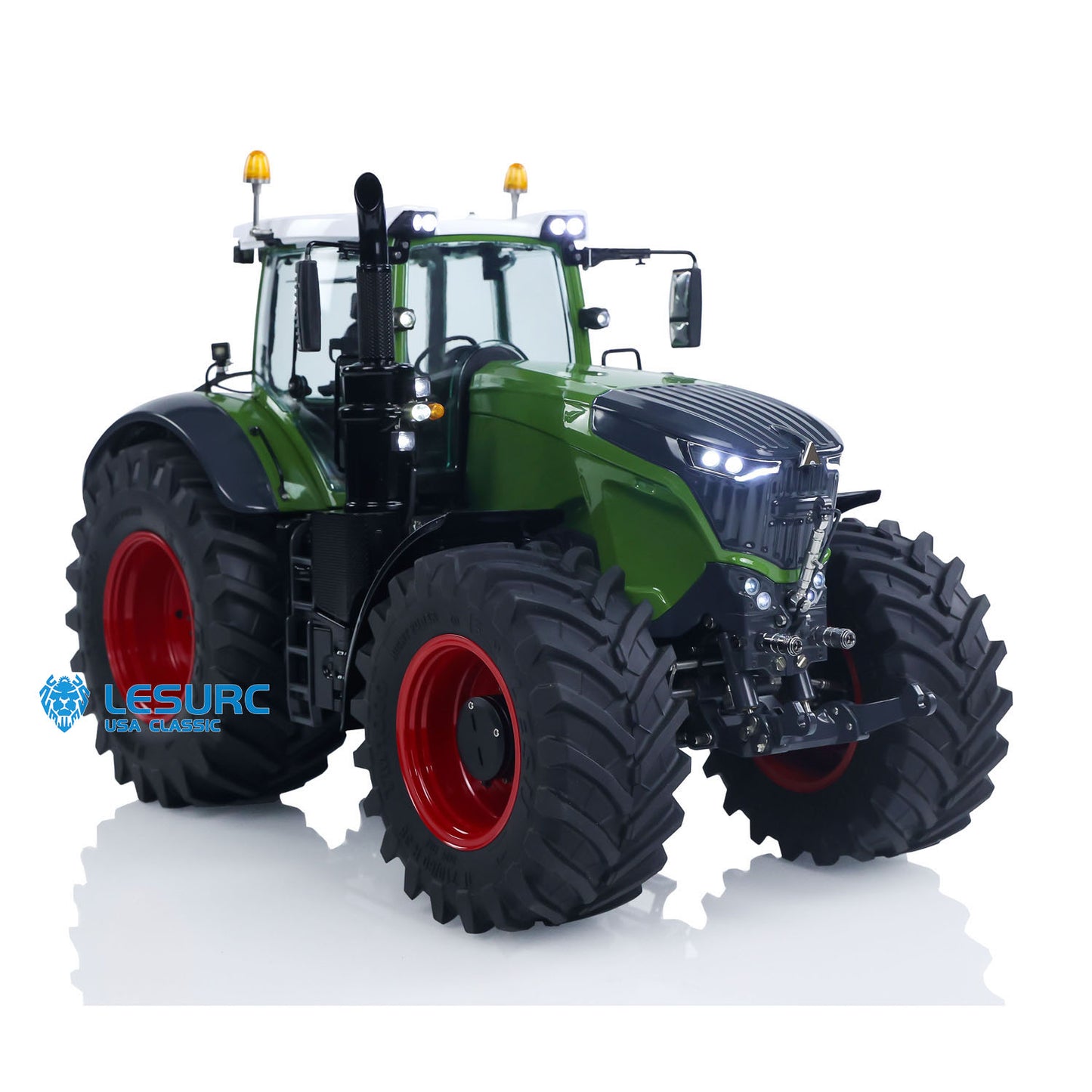 Brand New LESU AOUE 1050 4x4 1/14 Hydraulic Metal RC Tractor Emulated Car Models XE Lite PL18EVlite Radio Battery Smoke Sounds