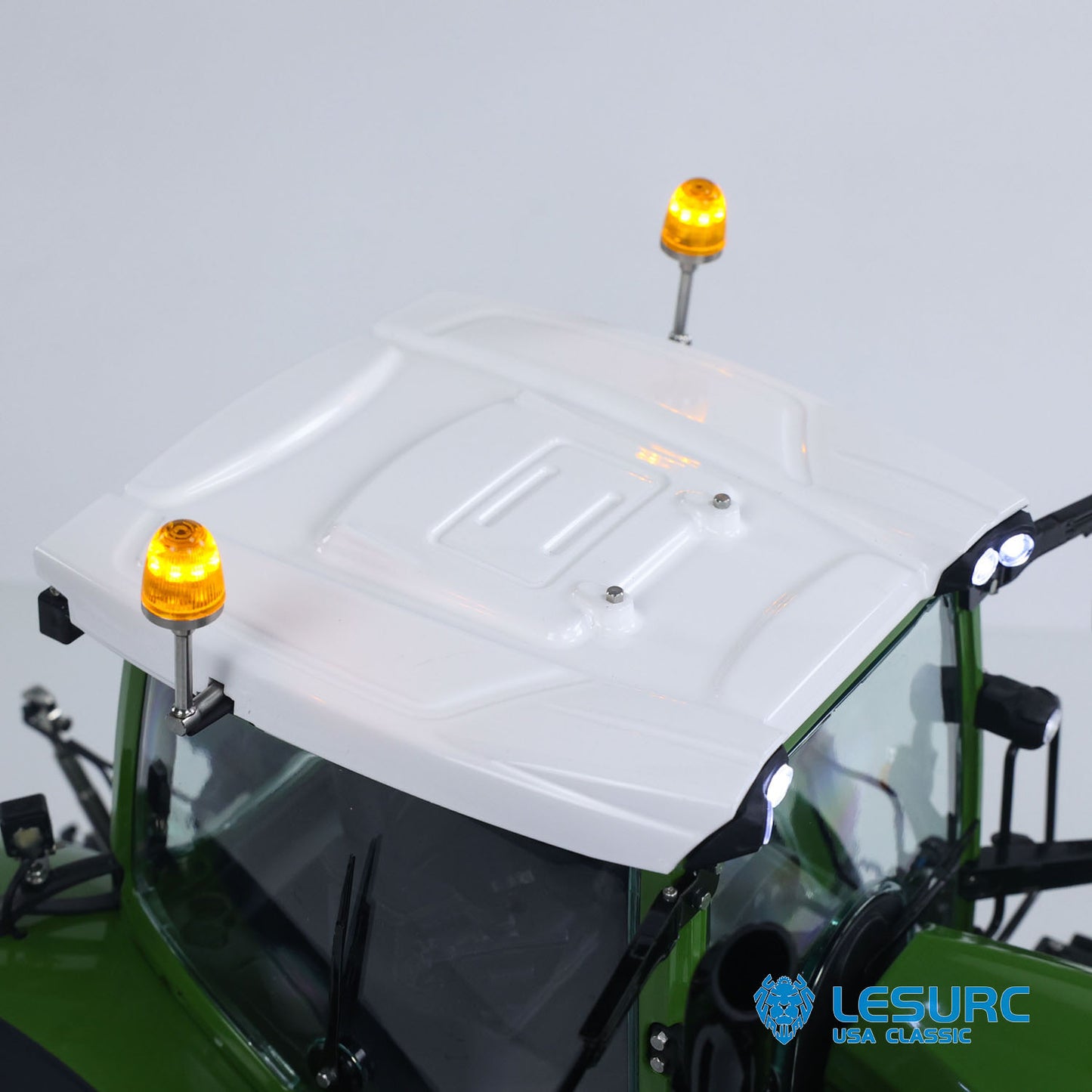 Brand New LESU AOUE 1050 4WD 1/14 Metal Hydraulic RC Tractor Car Remote Control Vehicle Model PL18EV XE Lite Radio Light Sound