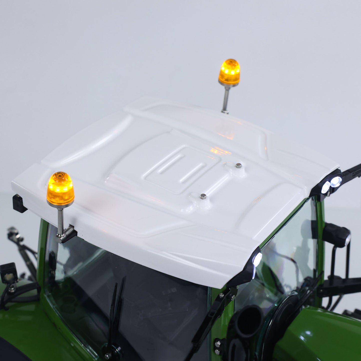 IN Stock LESU AOUE 1050 Metal 4x4 1/14 RC Tractor Truck Hydraulic Agricultural Vehicles K500 Seedbed Pre-sowing Soil Preparation Machine Frsky XE Lite