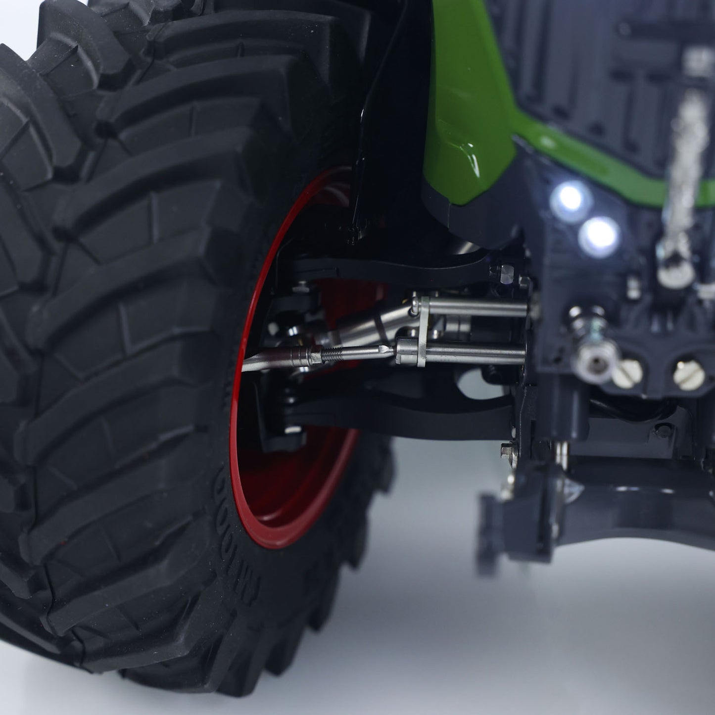IN Stock LESU AOUE 1050 Metal 4x4 1/14 RC Tractor Truck Hydraulic Agricultural Vehicles K500 Seedbed Pre-sowing Soil Preparation Machine Frsky XE Lite