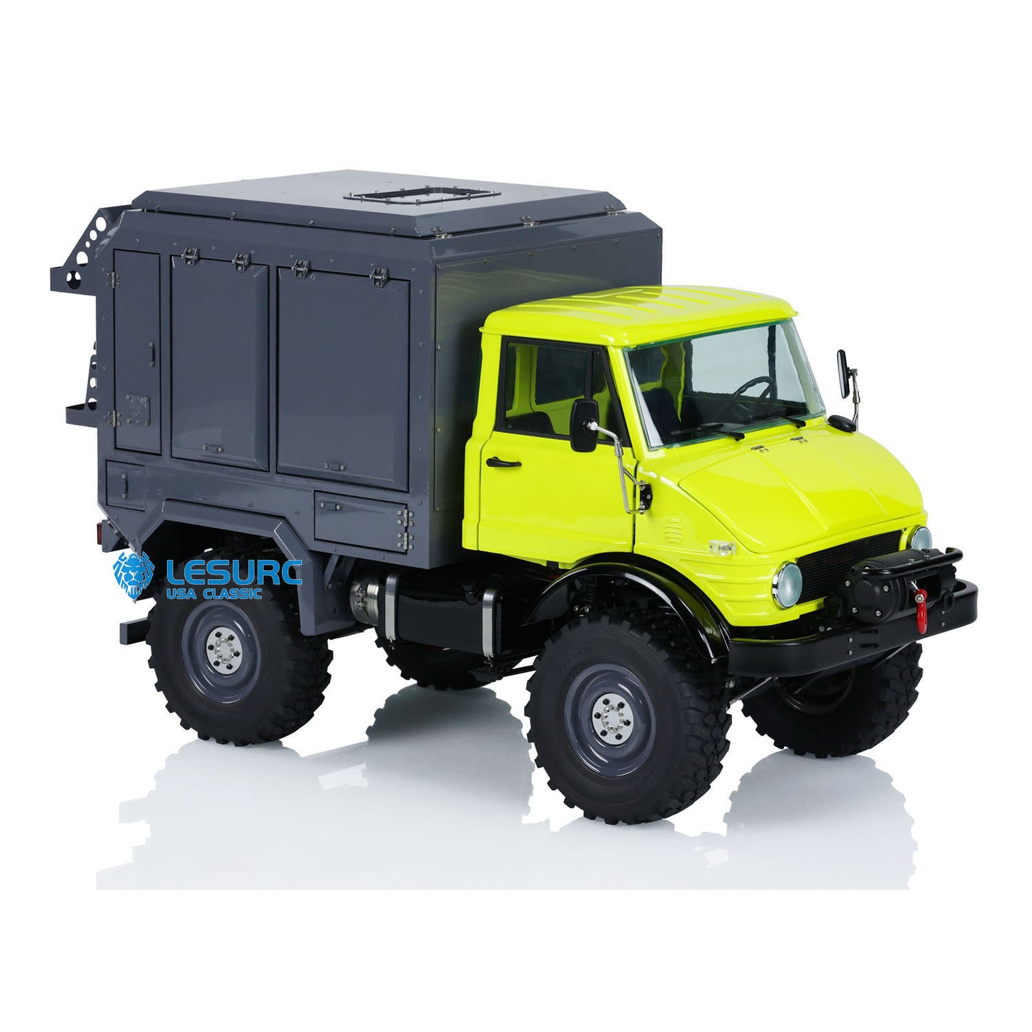 LESU 4X4 1/10 RC Off-road Vehicles RAVE-UM406 Recreational Vehicle Electric Cars Simulation Truck Hobby Model Light 2Speed Winch