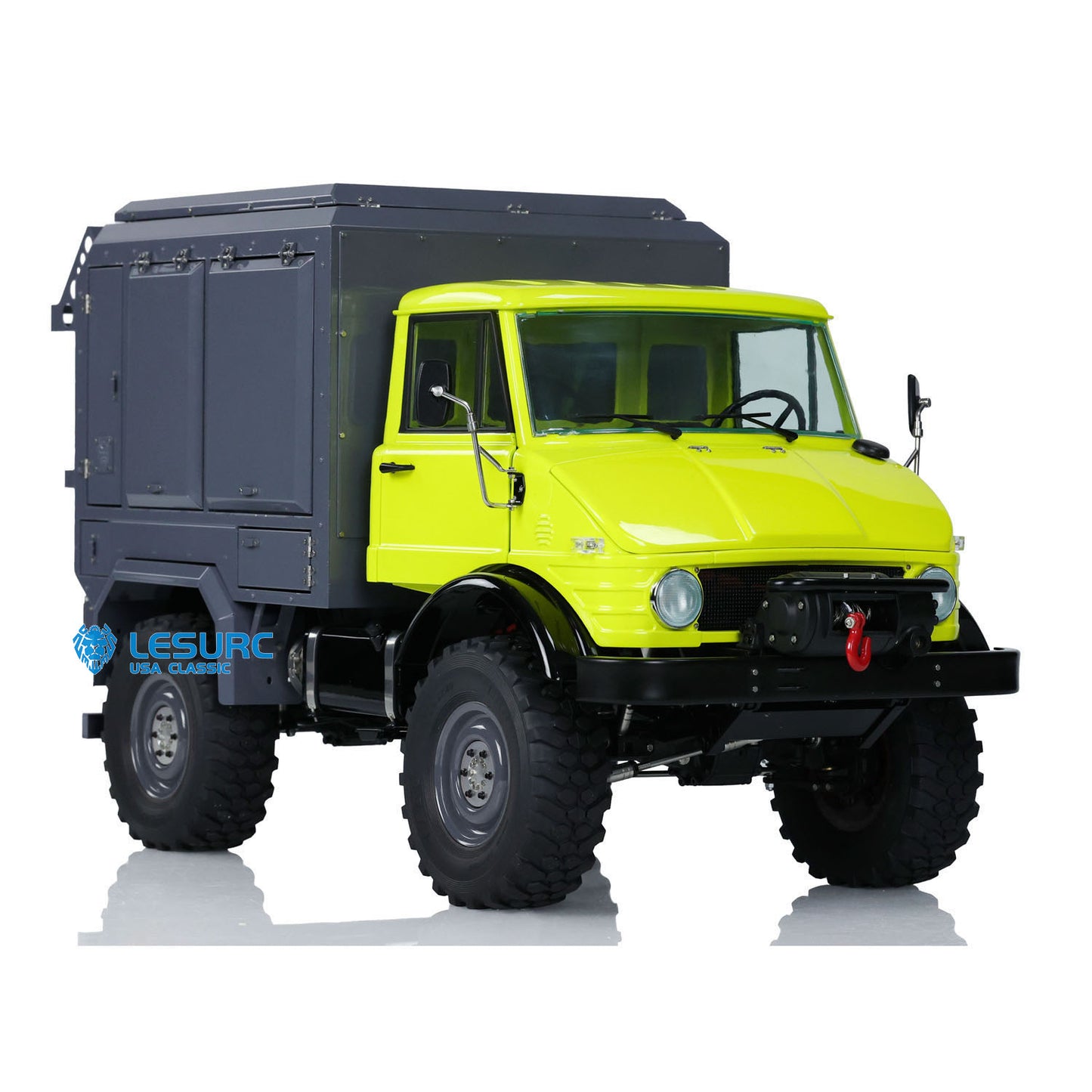 LESU 4X4 1/10 RC Off-road Vehicles RAVE-UM406 Recreational Vehicle Electric Cars Simulation Truck Hobby Model Light 2Speed Winch