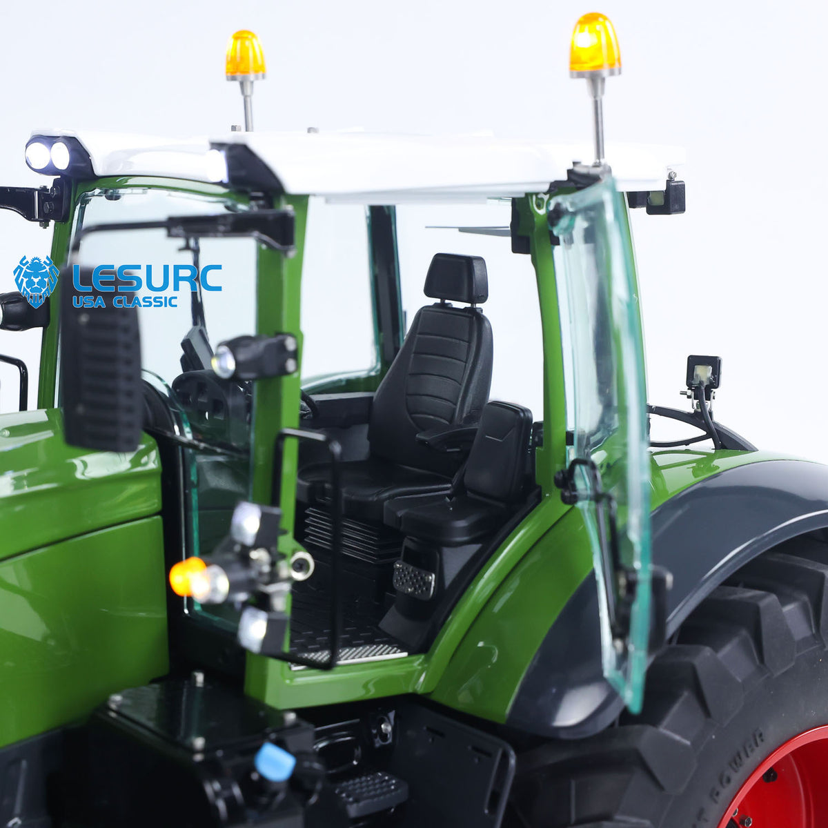 LESU AOUE 1050 Metal 4x4 1/14 RC Tractor Truck Hydraulic Agricultural Vehicles K500 Seedbed Pre-sowing Soil Preparation Machine Frsky XE Lite