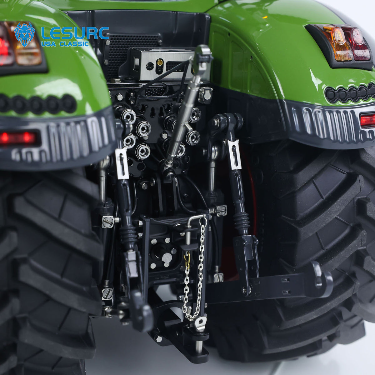 11.11 Flash Sale LESU AOUE 1050 1/14 Metal Hydraulic RC Walking Tractor Agricultural Vehicle Model with Light Sound